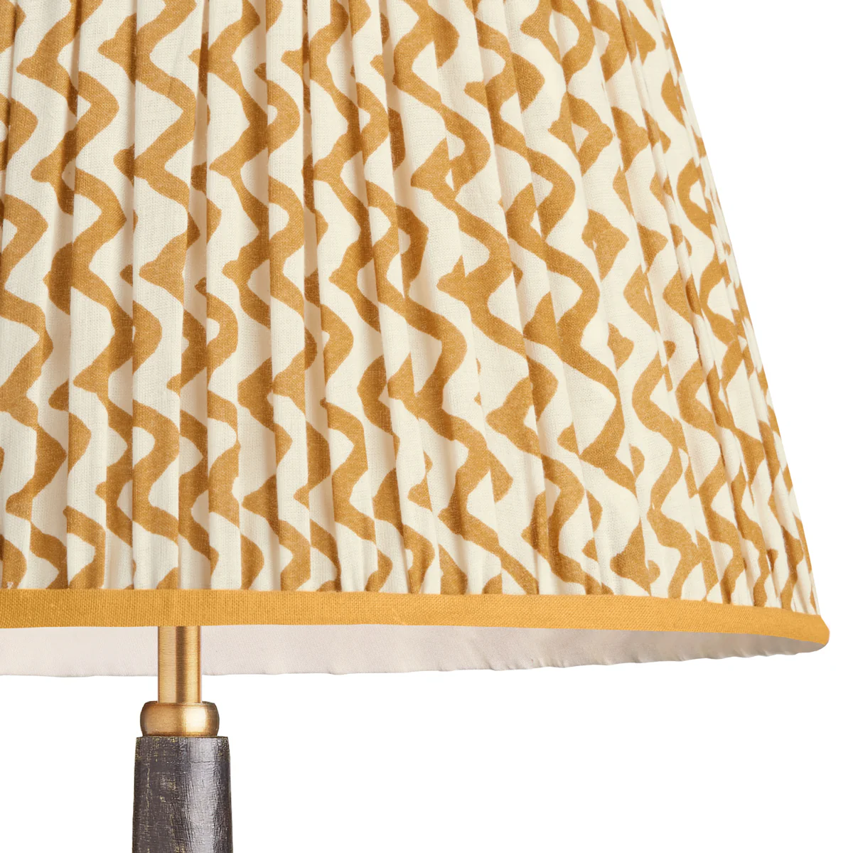 50cm straight empire shade with carrier in Caramel Chevrons - Image 2