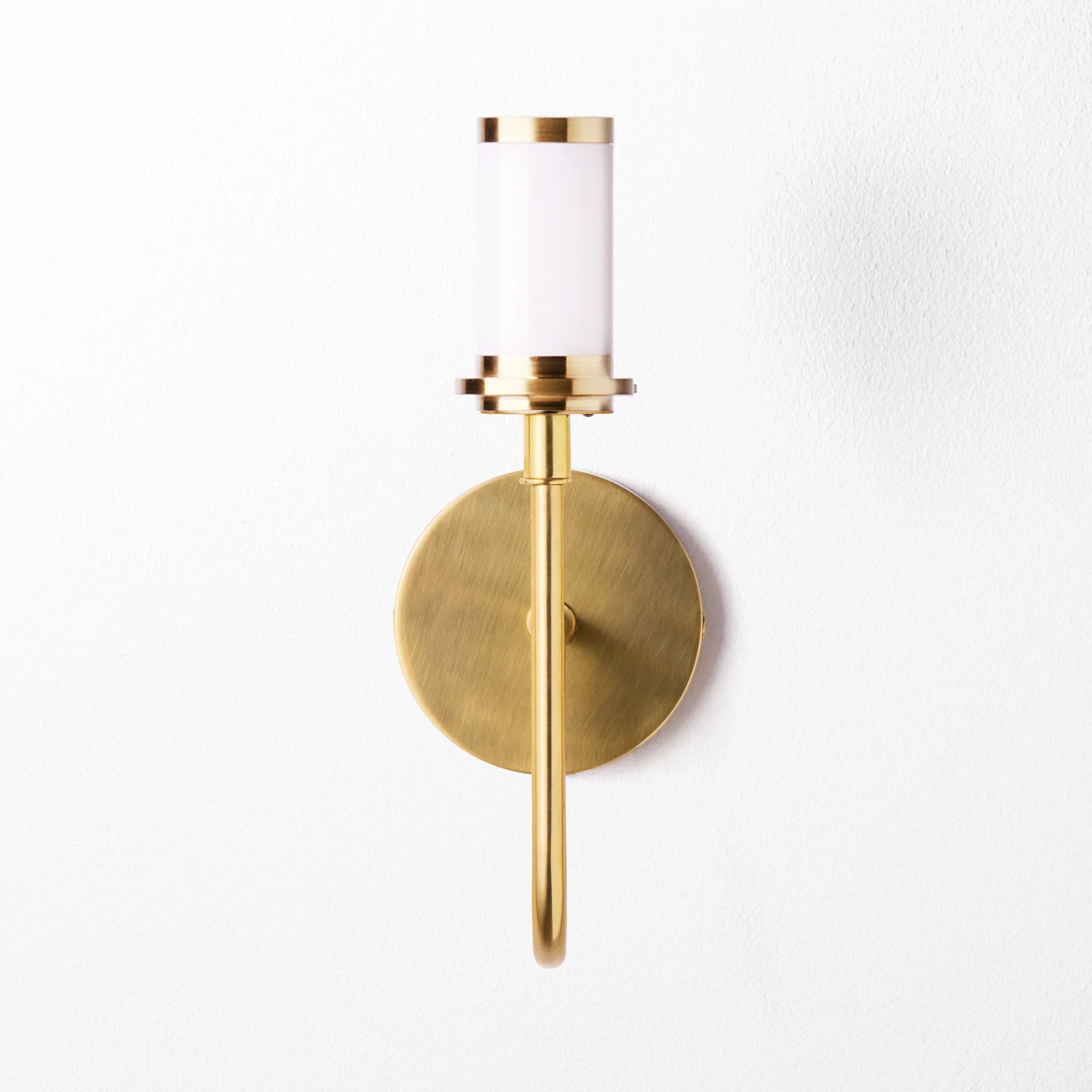 Abigail rechargeable wall fitting in antique brass - Image 2