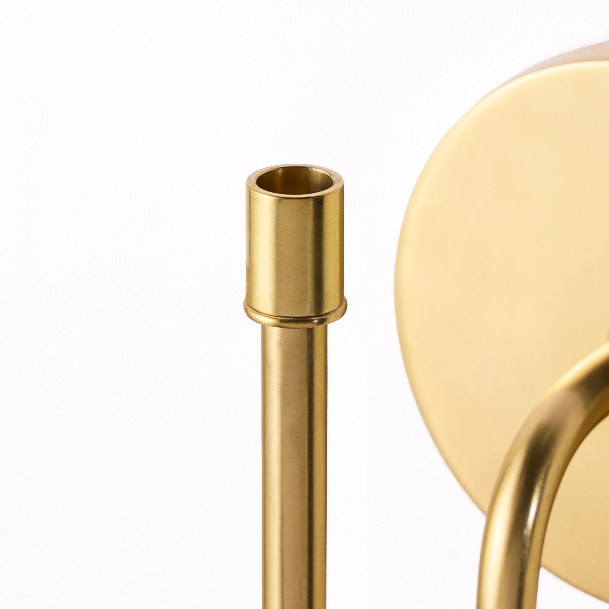 Abigail rechargeable wall fitting in antique brass - Image 6