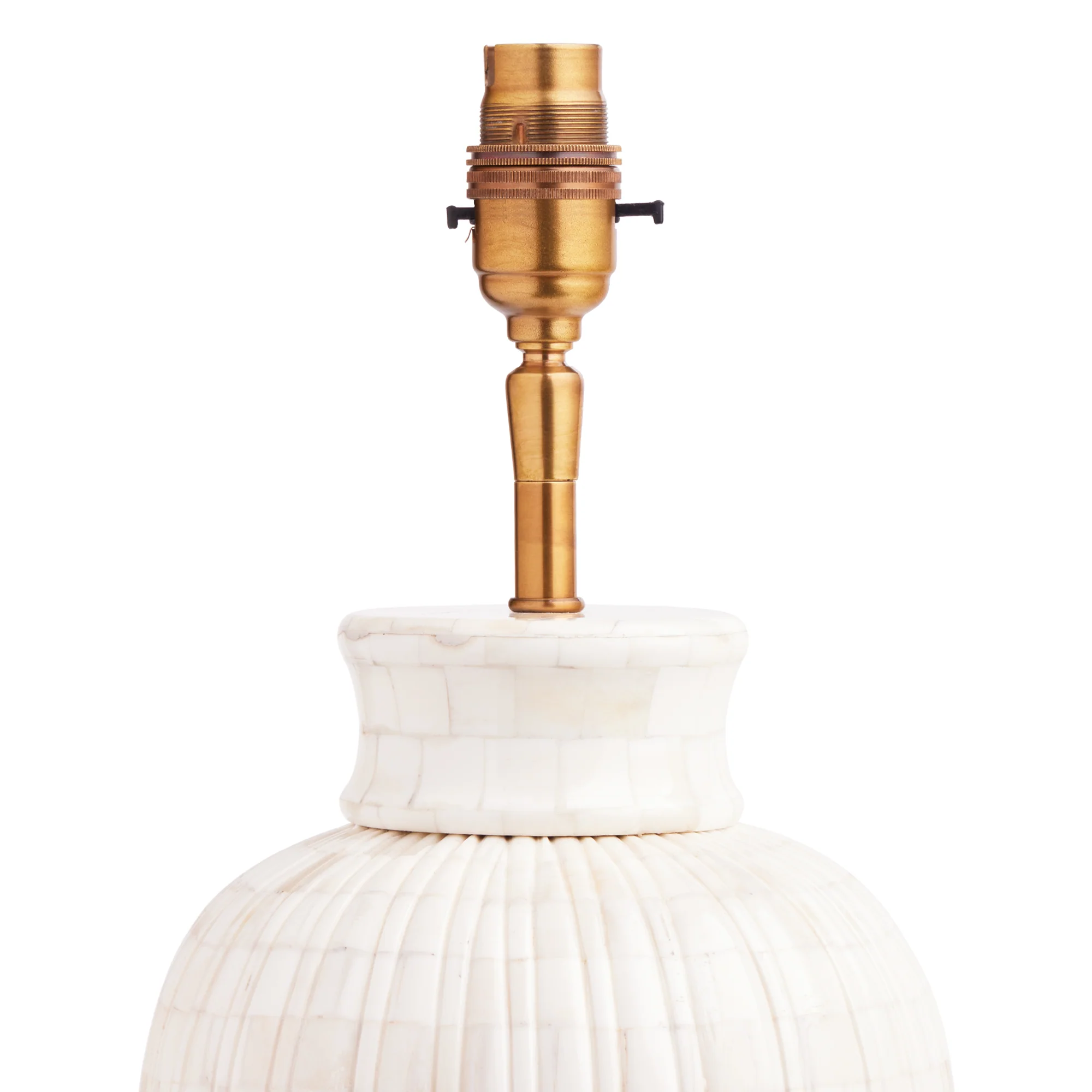 Albany table lamp in bone - Image 4