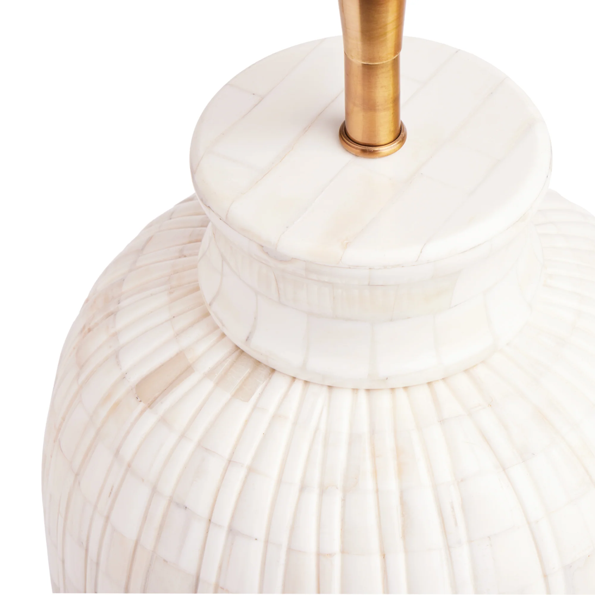Albany table lamp in bone - Image 8