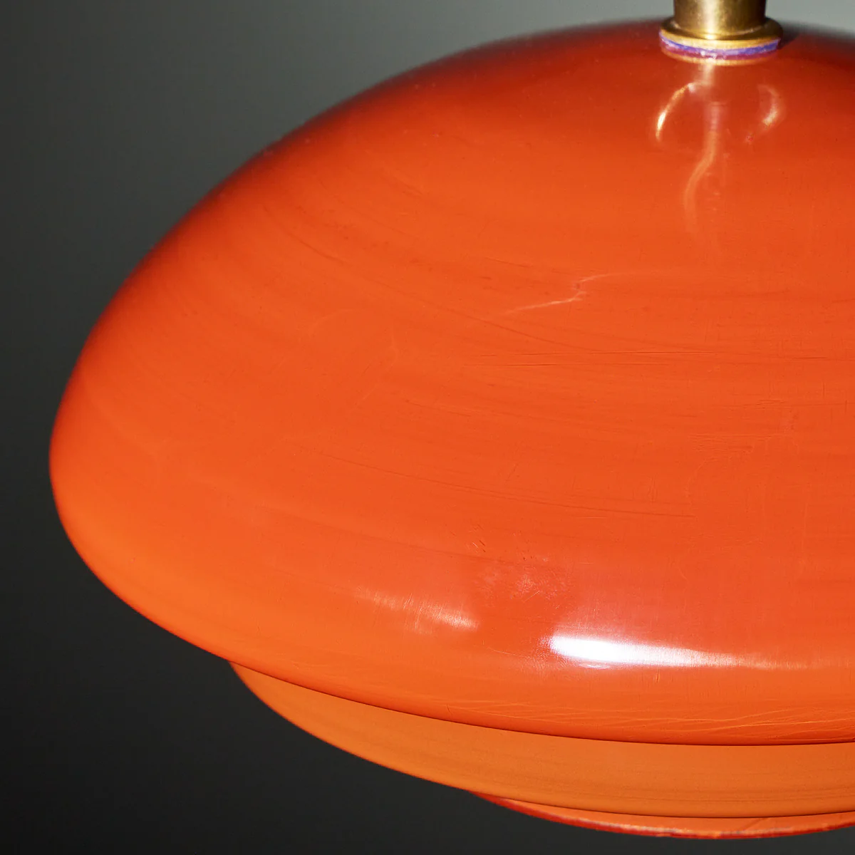 Ali pendant in orange glass - Image 6