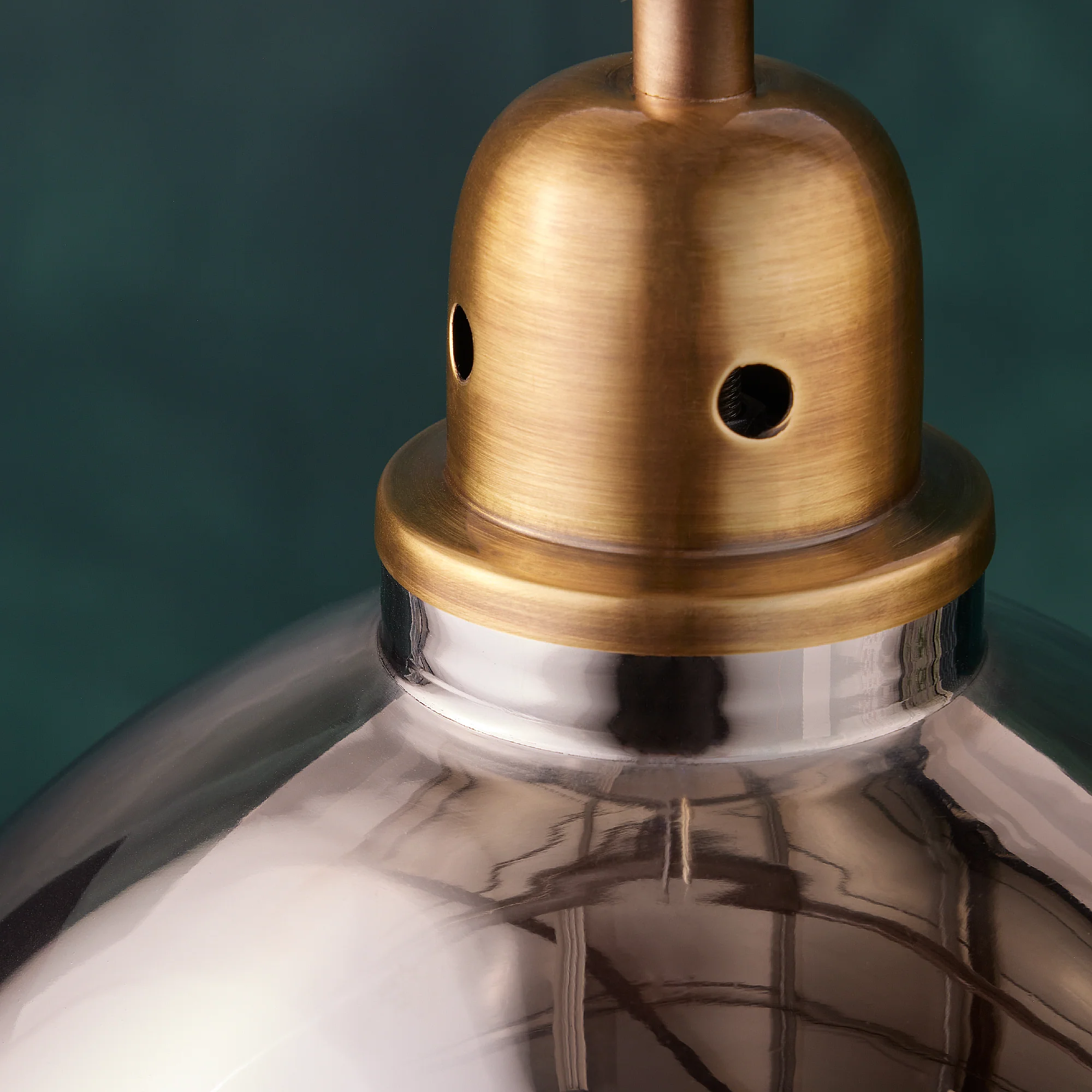 Alvis pendant in brass and chrome - Image 7