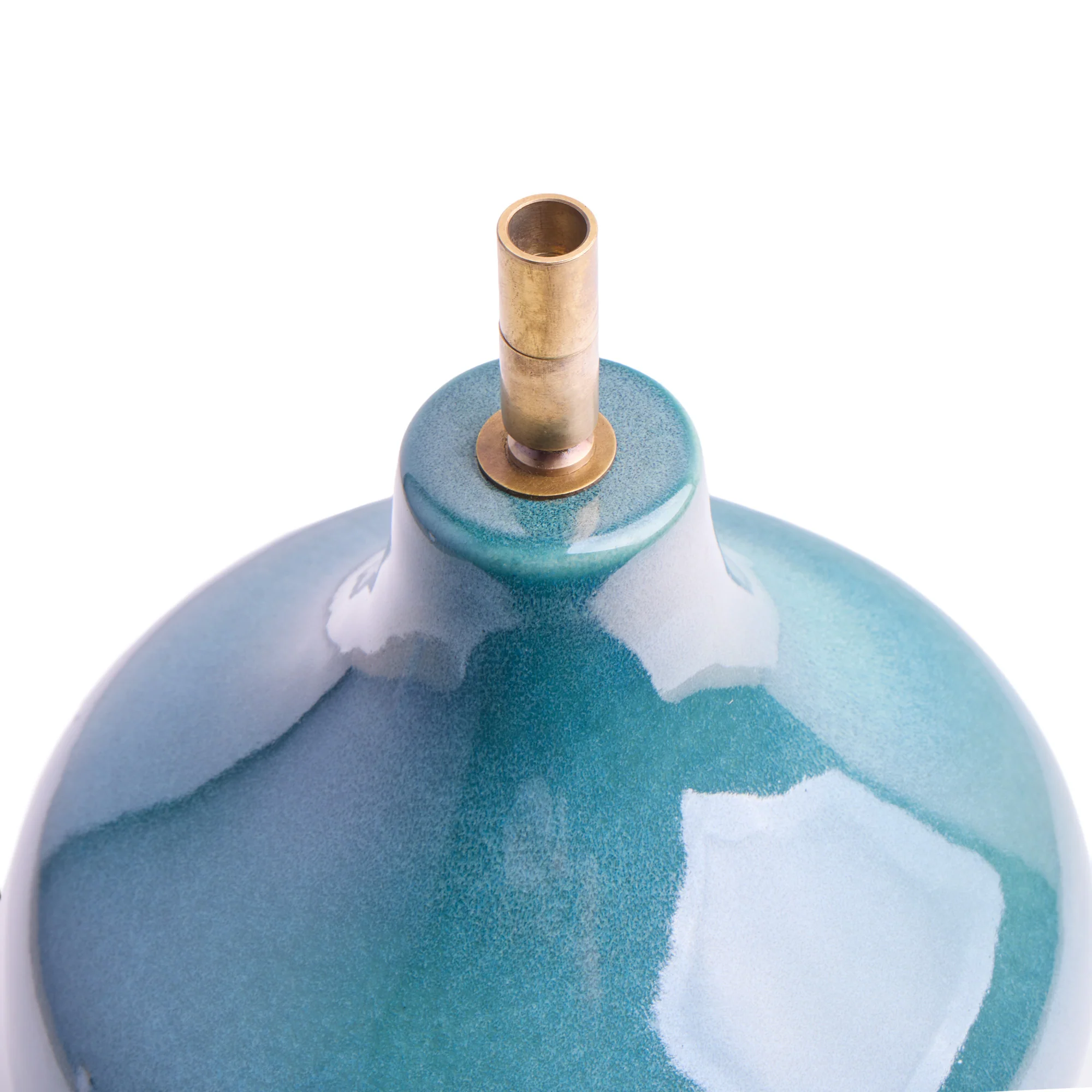 Amble rechargeable table lamp in green ceramic - Image 5