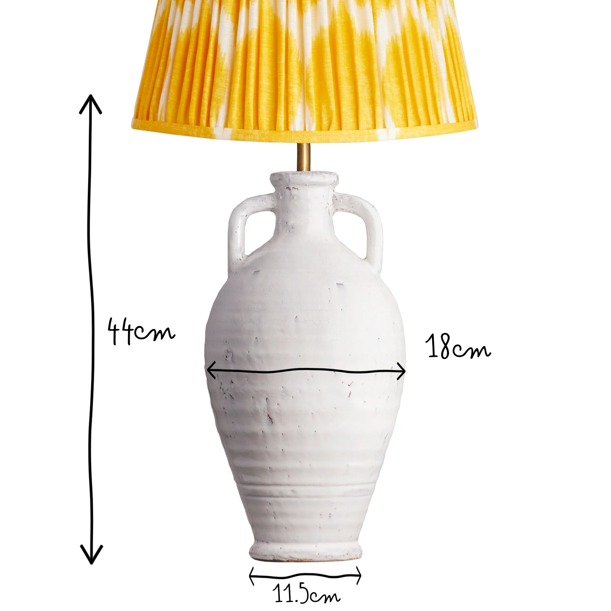 ampulla table lamp in white - Image 10