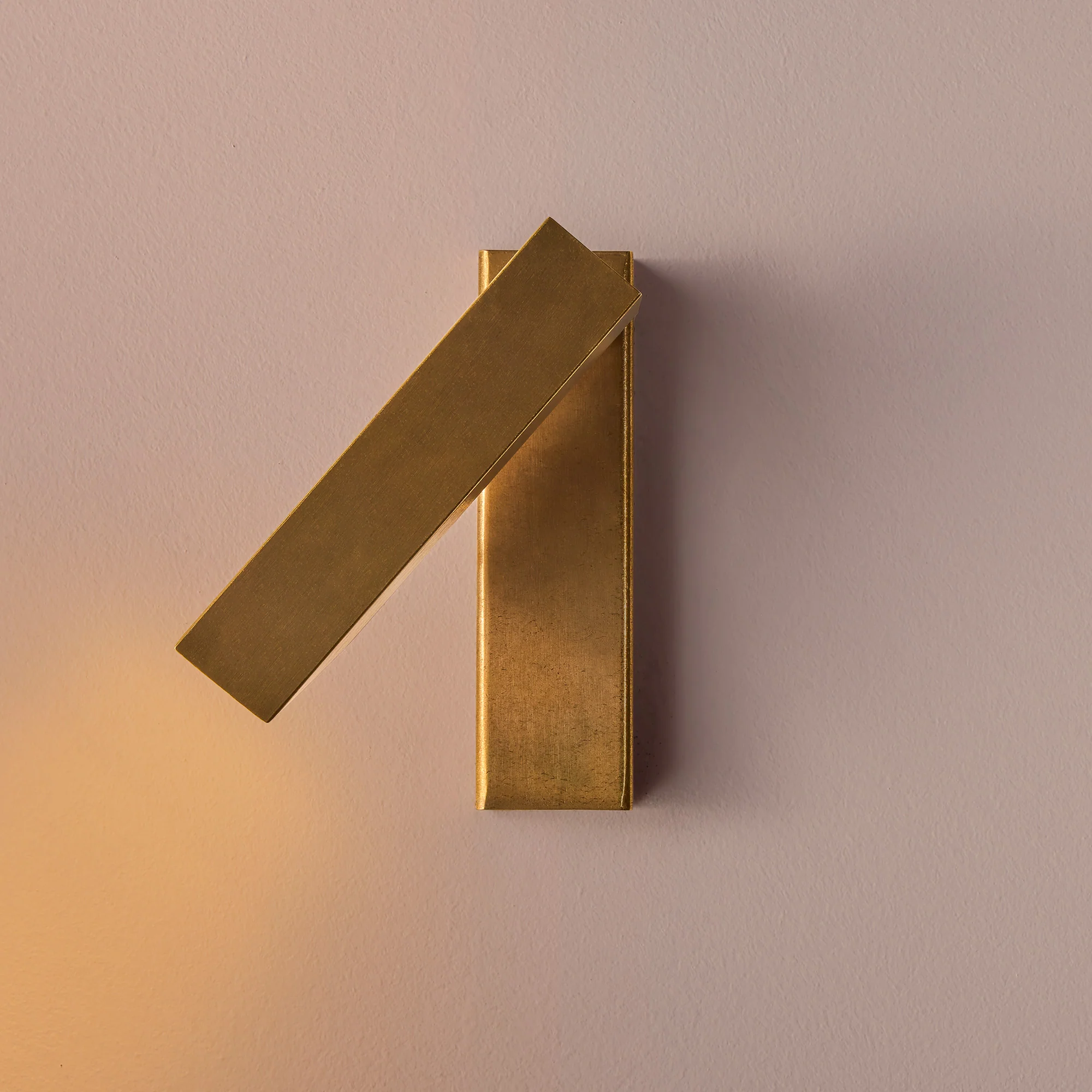 Andor IP54 adjustable wall light in brass - Image 12