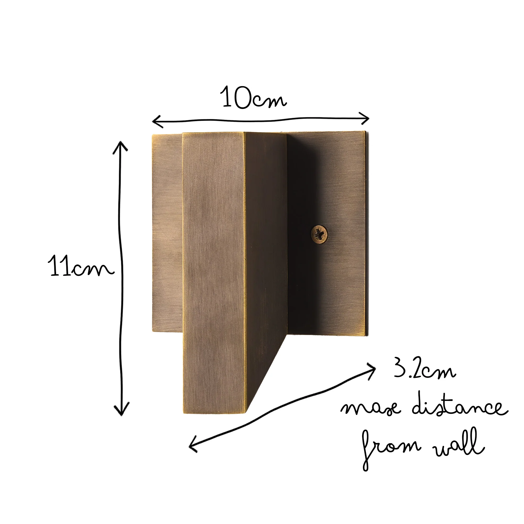Andor IP54 fixed wall light in bronze - Image 10