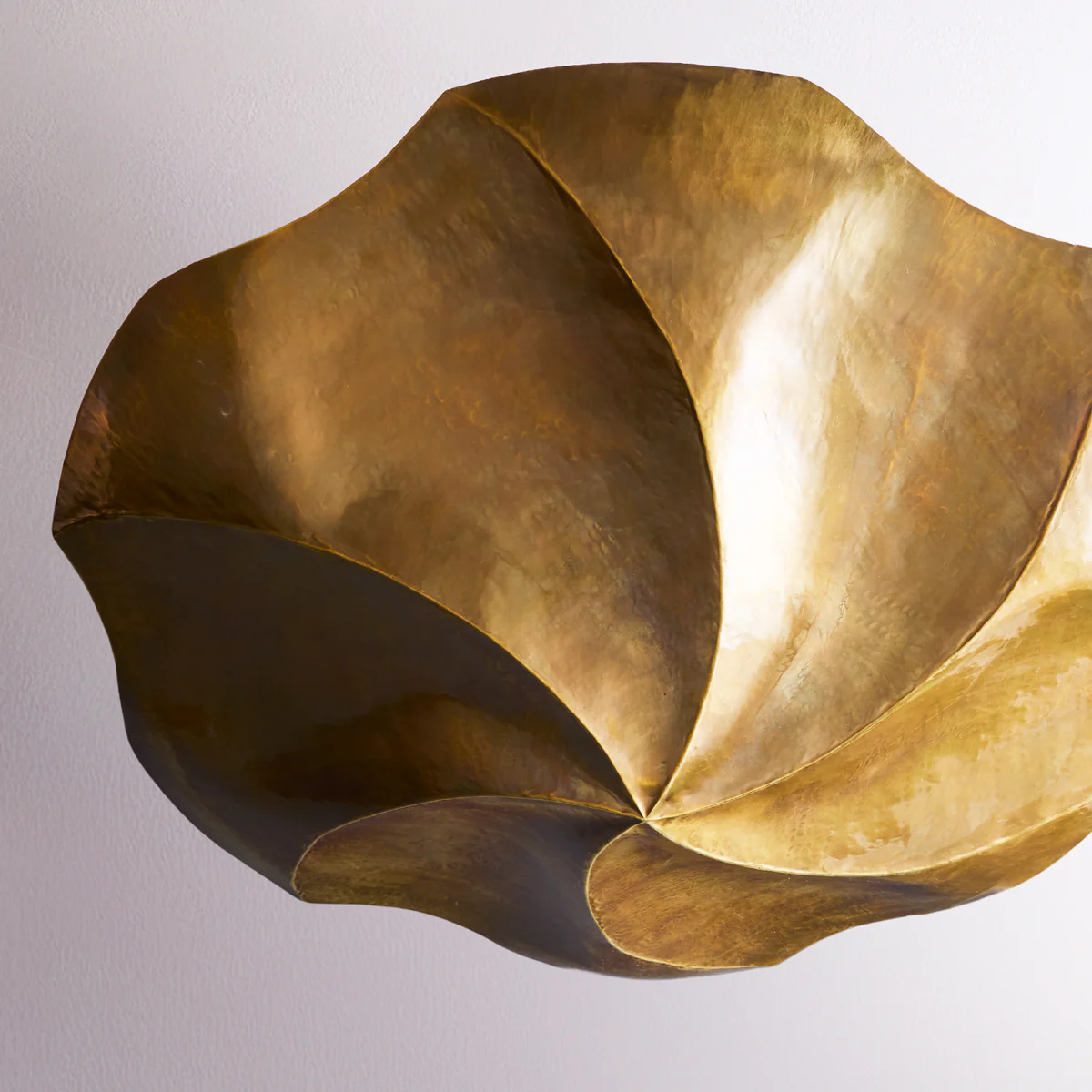 Aspen pendant in antiqued brass - Image 3