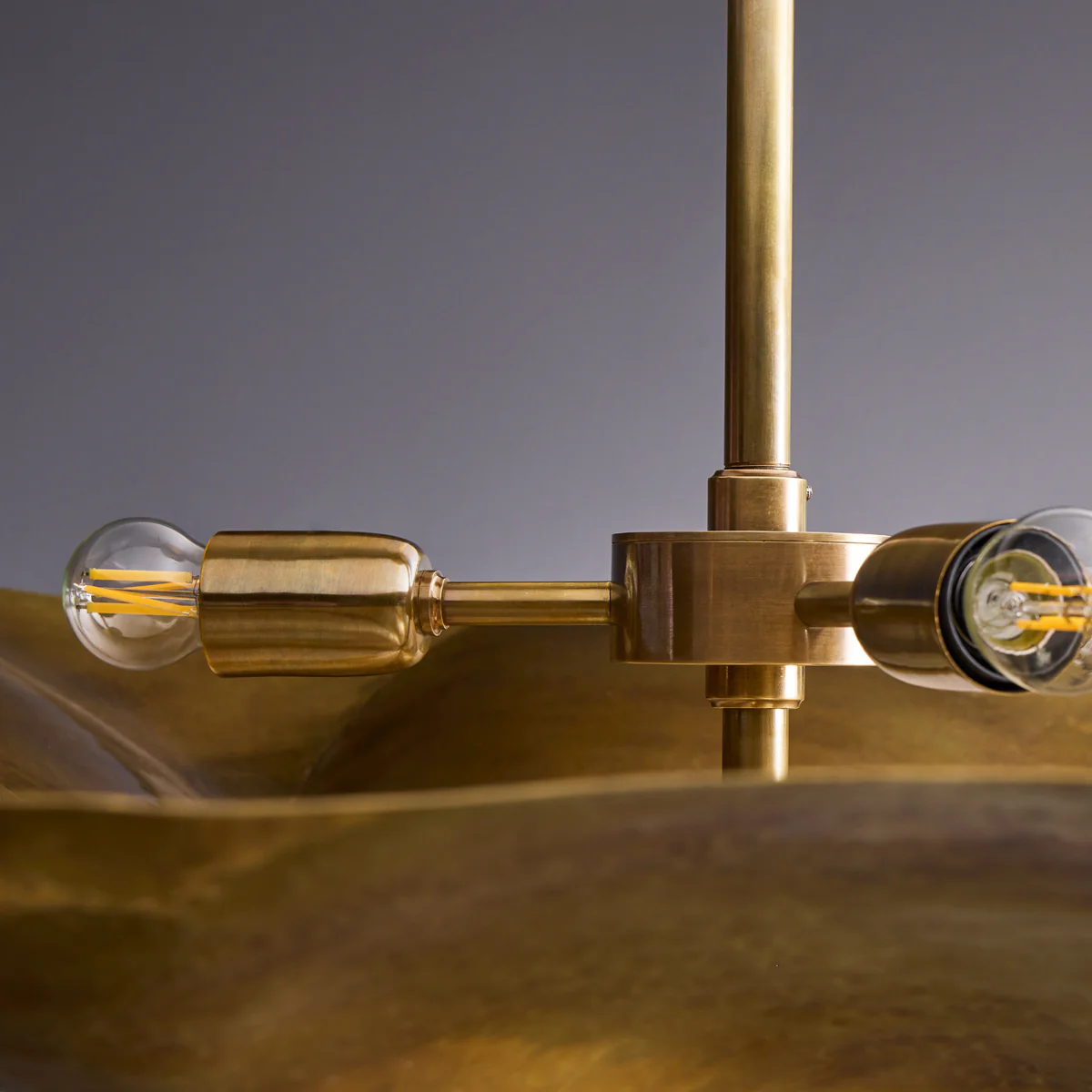 Aspen pendant in antiqued brass - Image 5