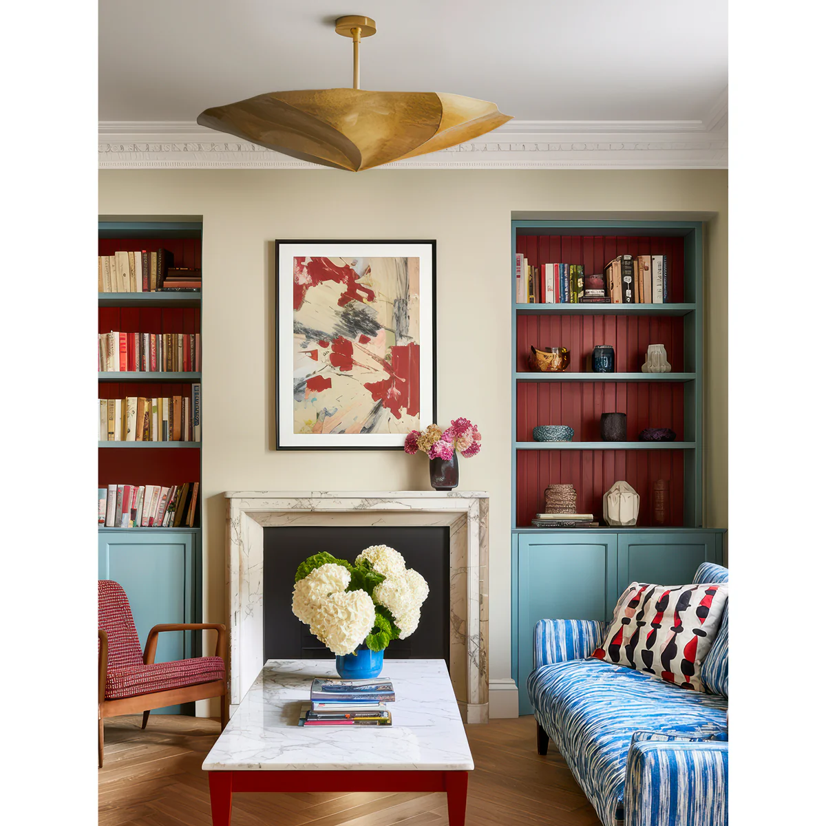 Aspen pendant in antiqued brass - Image 6