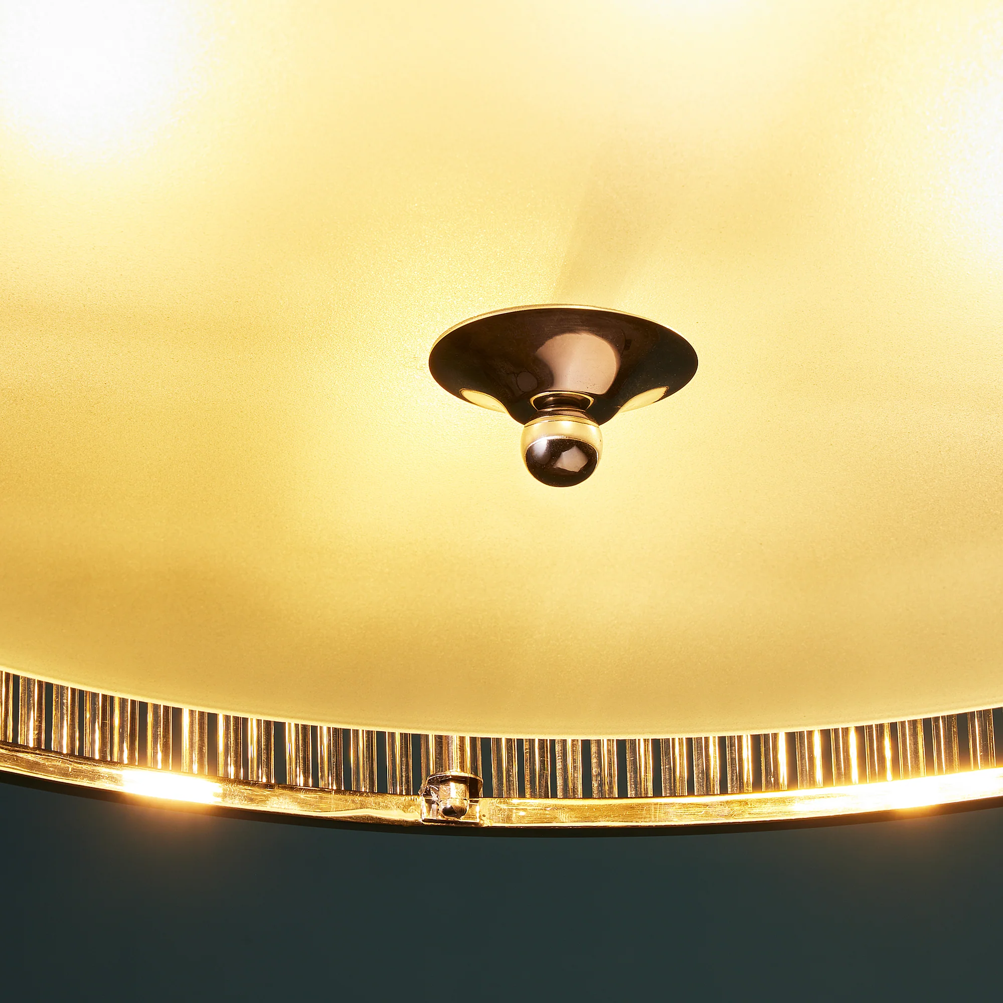 Athena Chandelier in nickel and glass - Image 7
