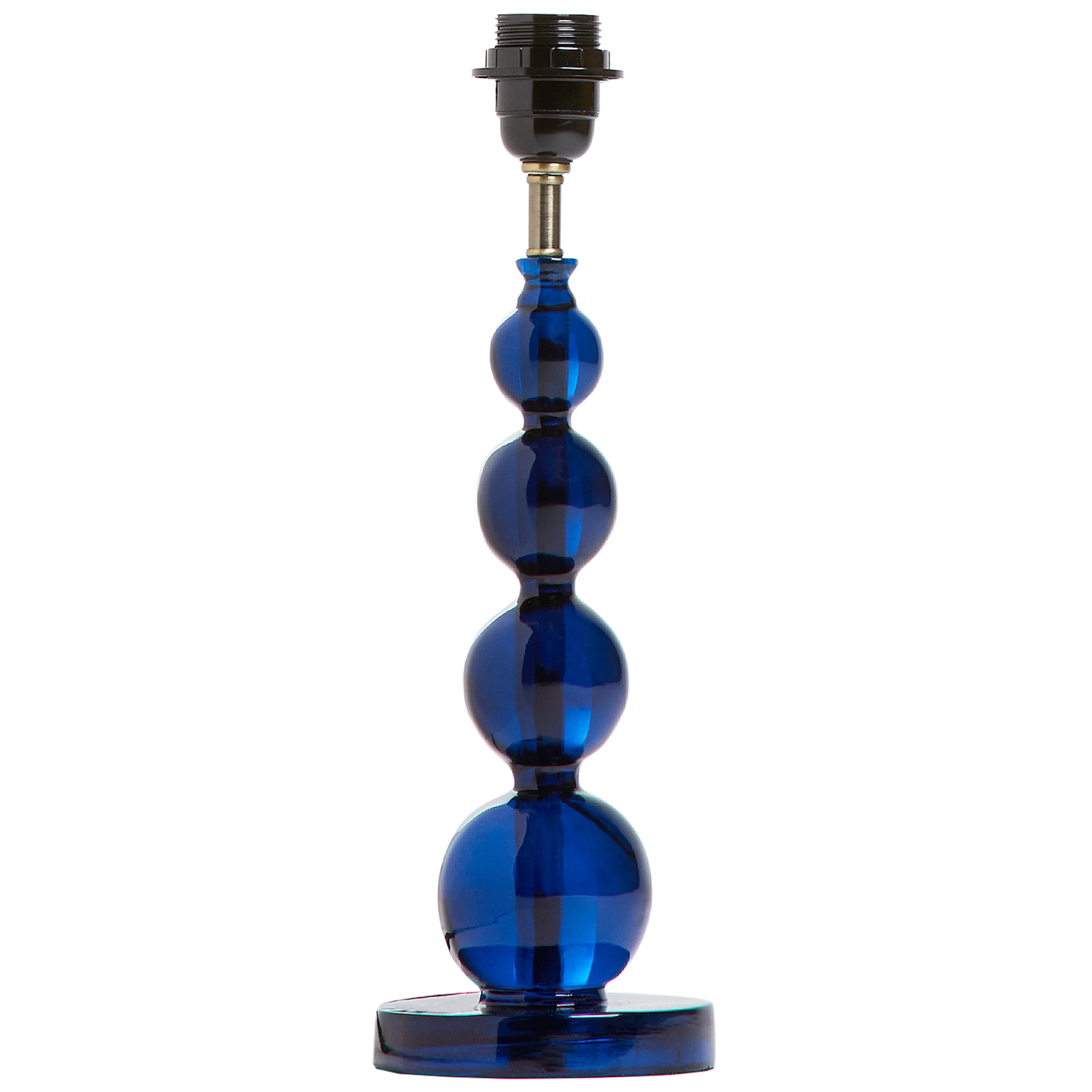 Aurora table lamp in blue resin - Image 3