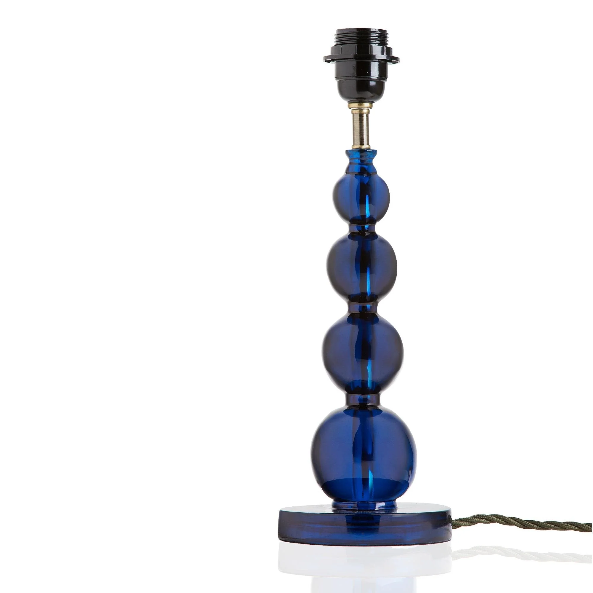 Aurora table lamp in blue resin - Image 4