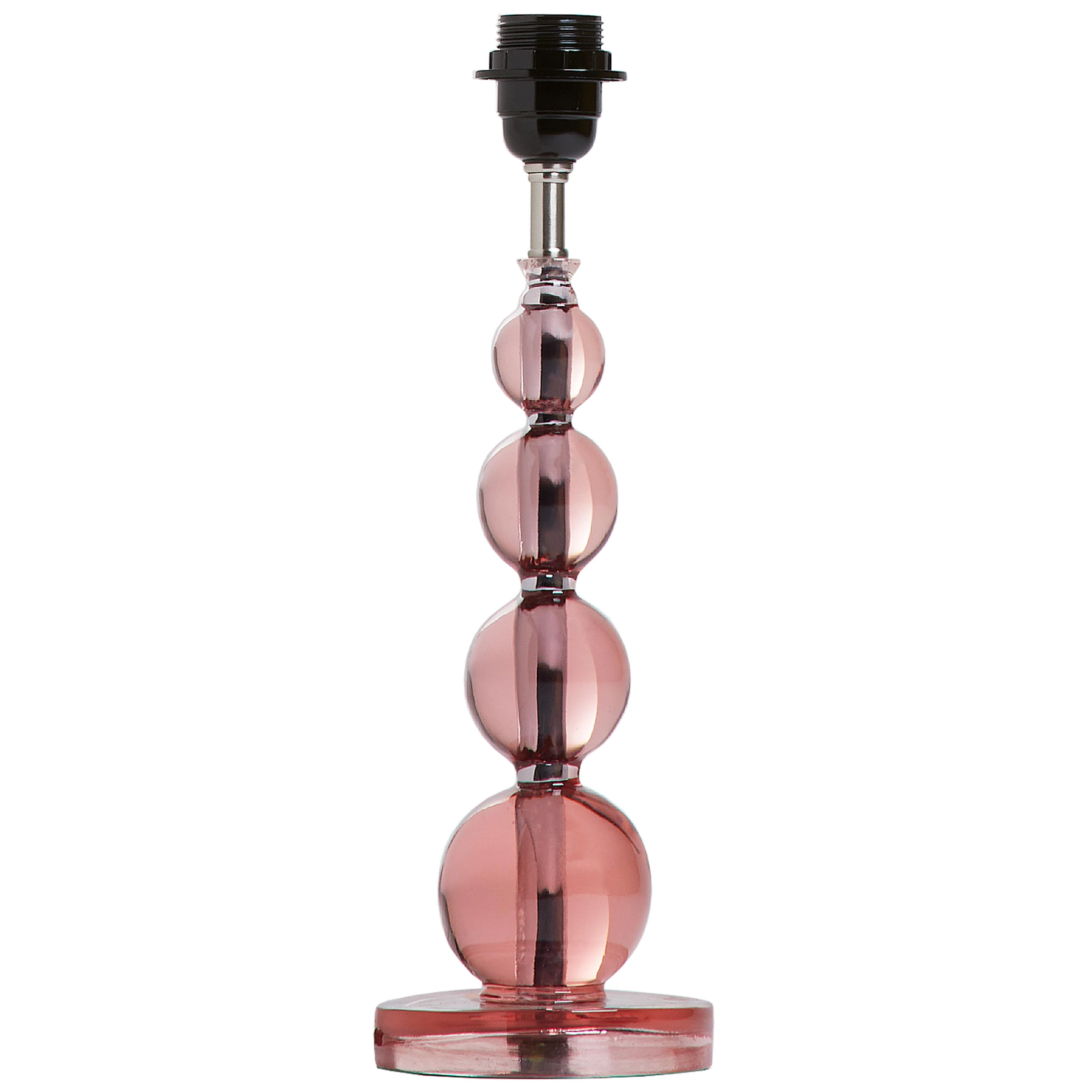 Aurora table lamp in blush pink resin - Image 3