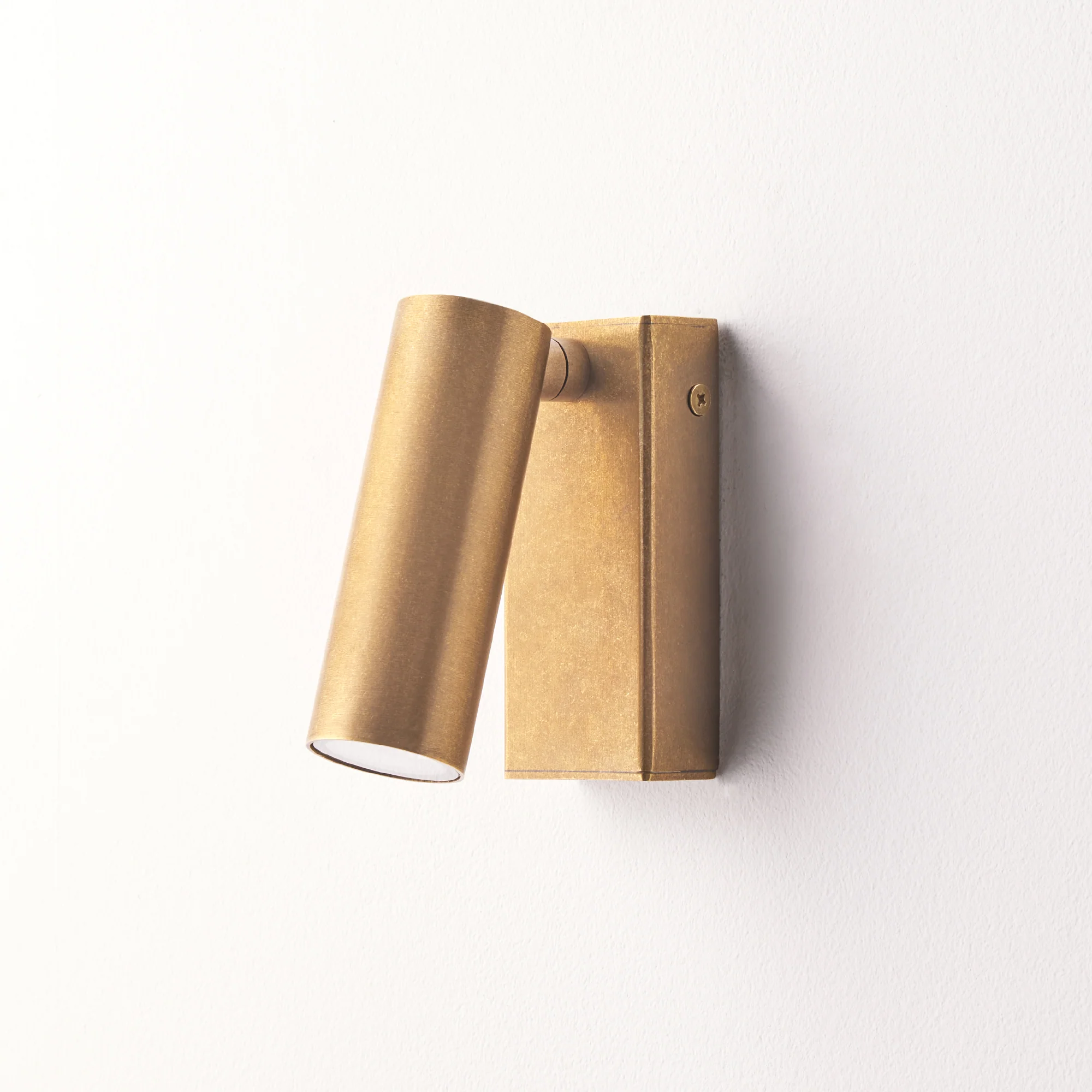 Austell IP54 spotlight in brass