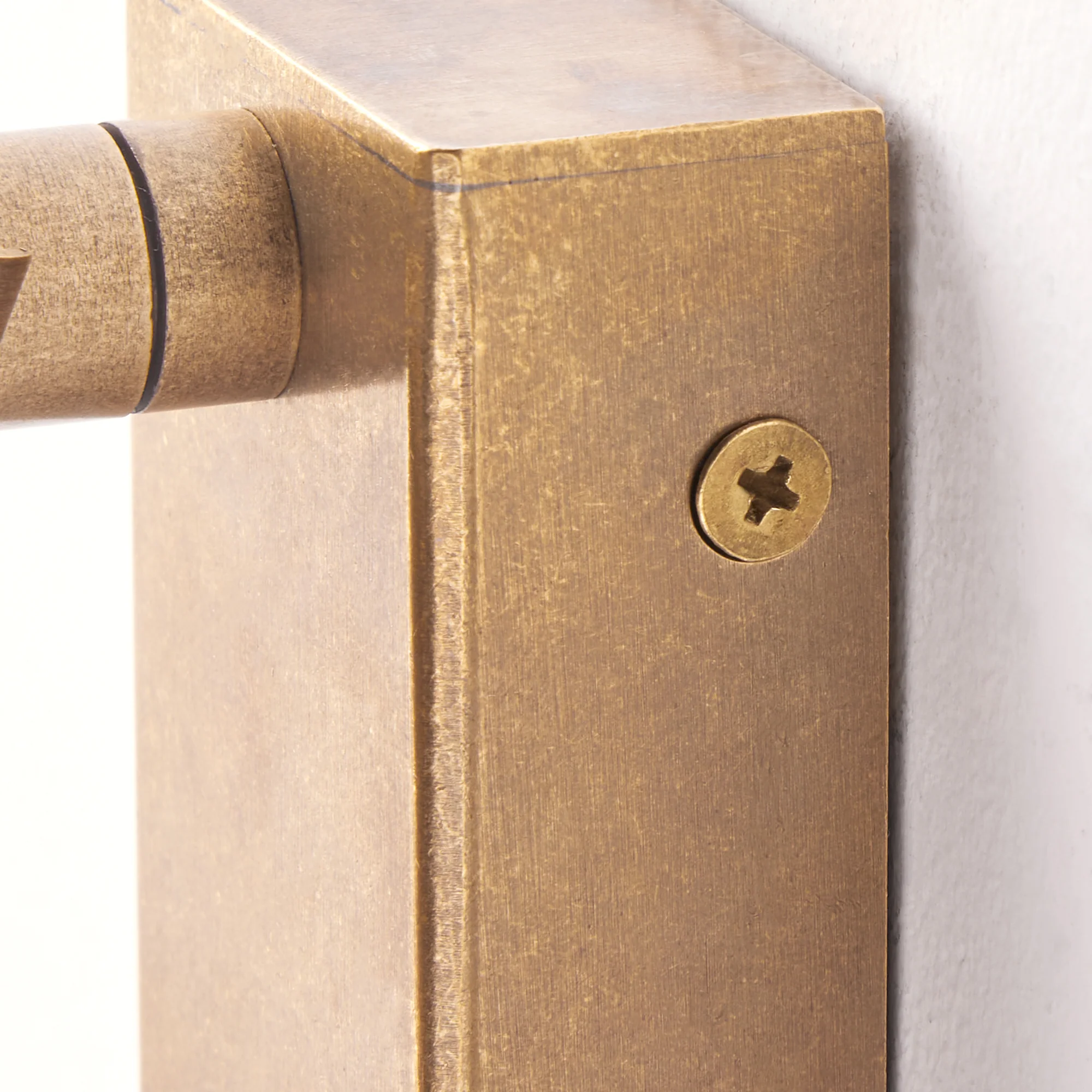 Austell IP54 spotlight in brass - Image 4