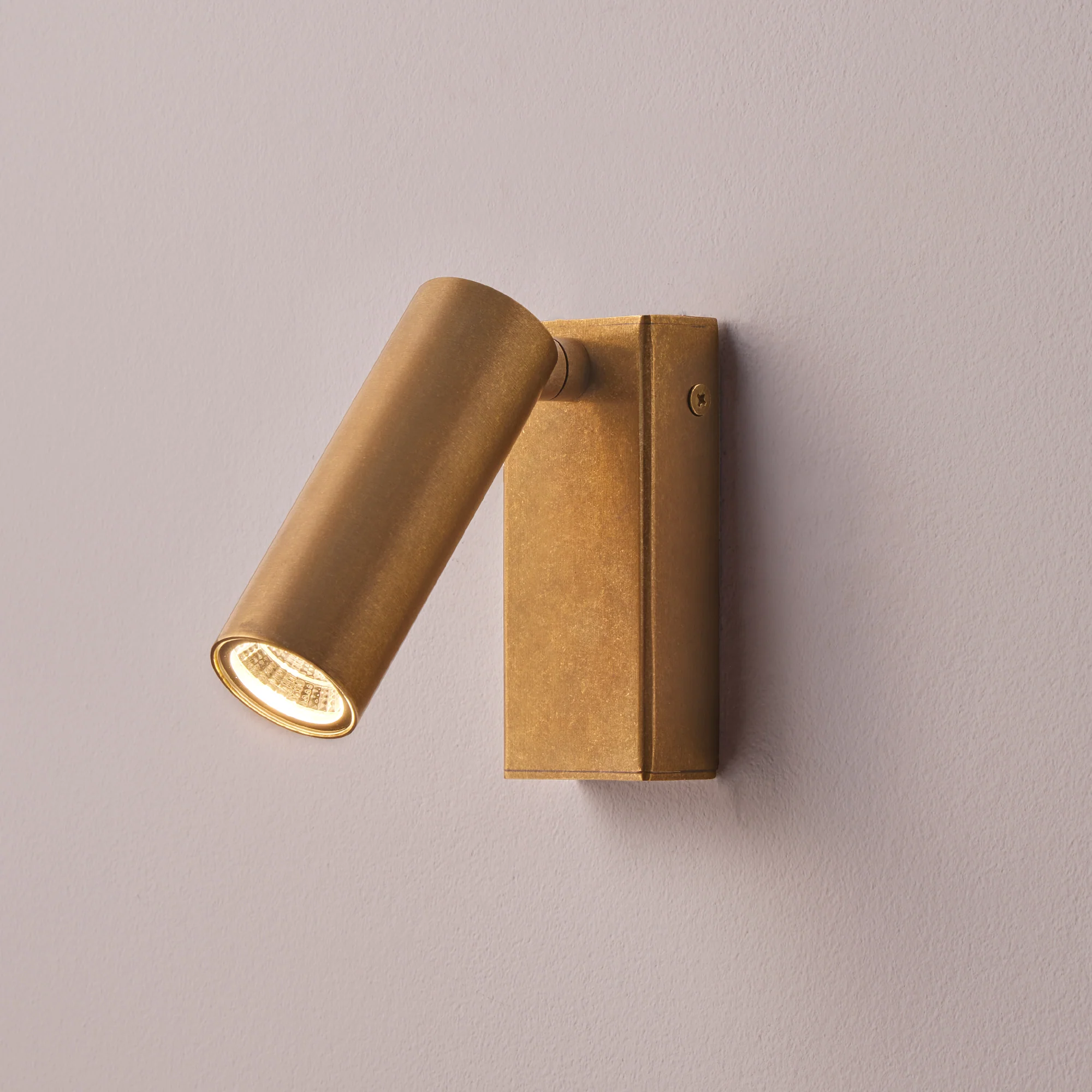 Austell IP54 spotlight in brass - Image 6