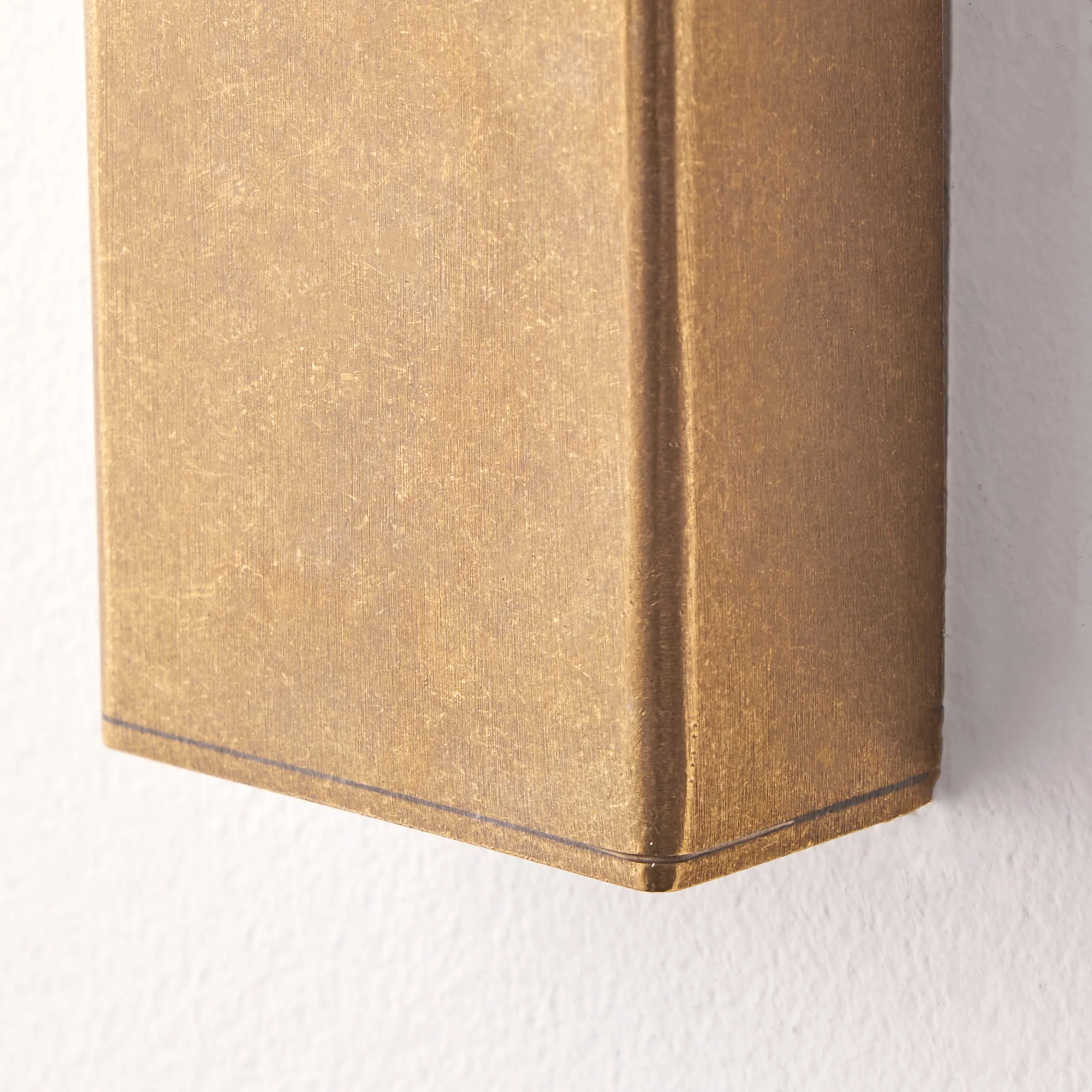 Austell IP54 spotlight in brass - Image 9