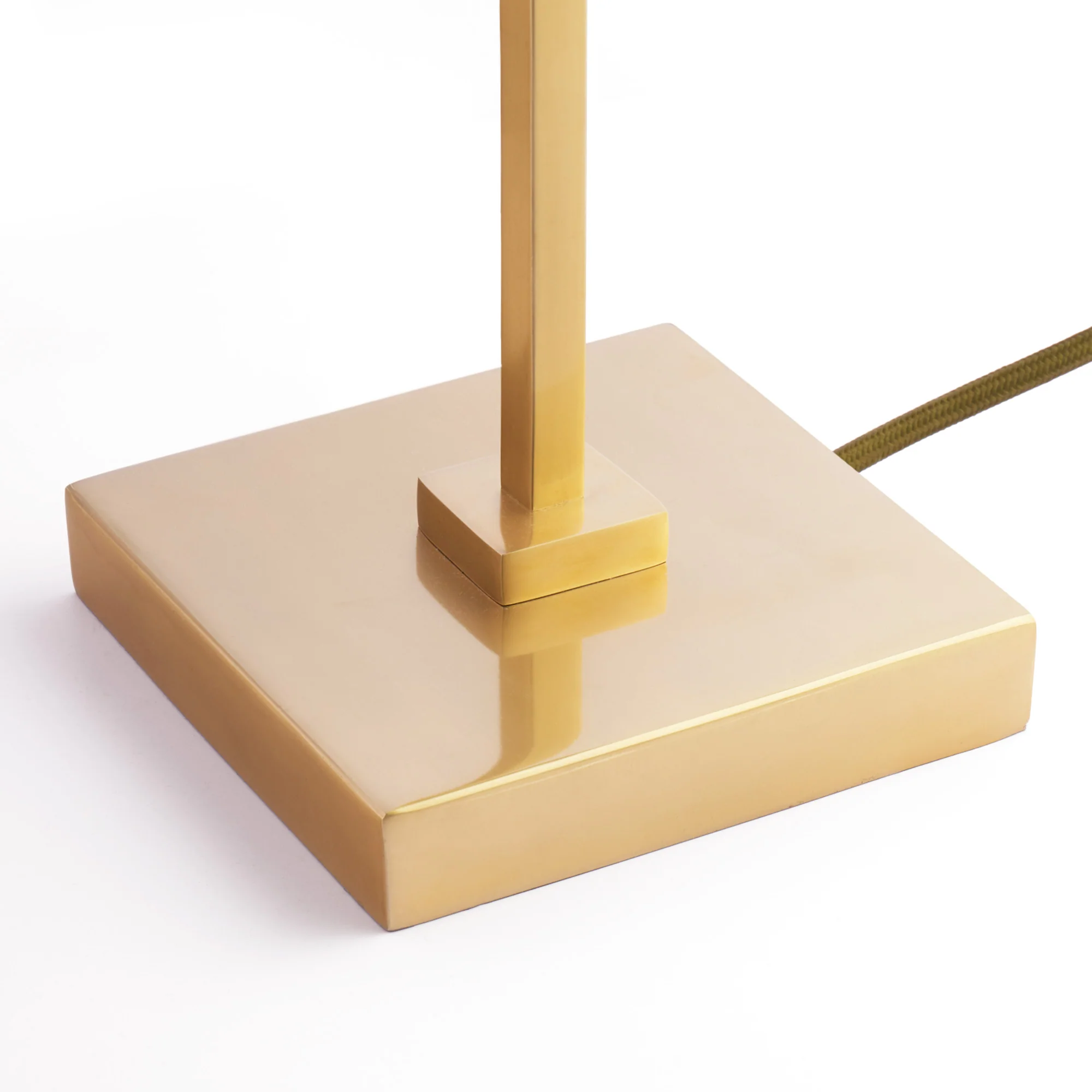 Babel Table Lamp in Antiqued Brass - Image 5