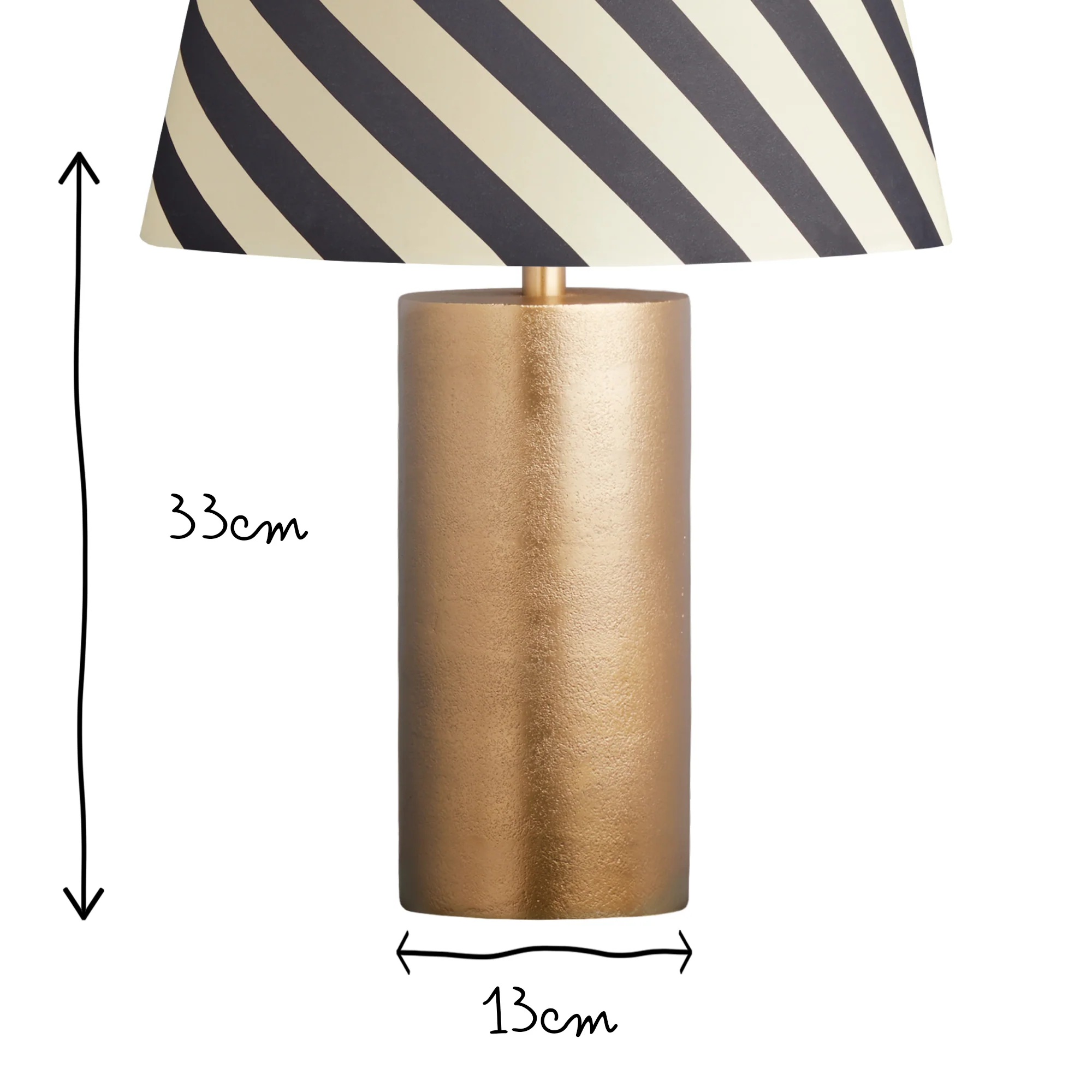 Barnes table lamp in antique brass finish - Image 12