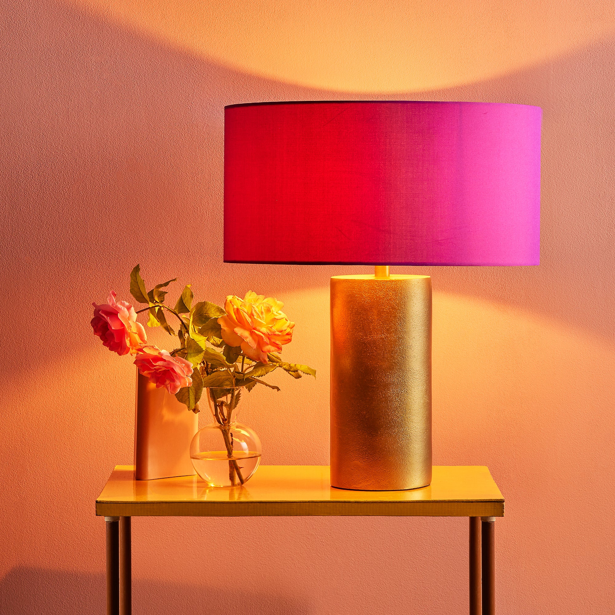Barnes table lamp in antique brass finish - Image 9