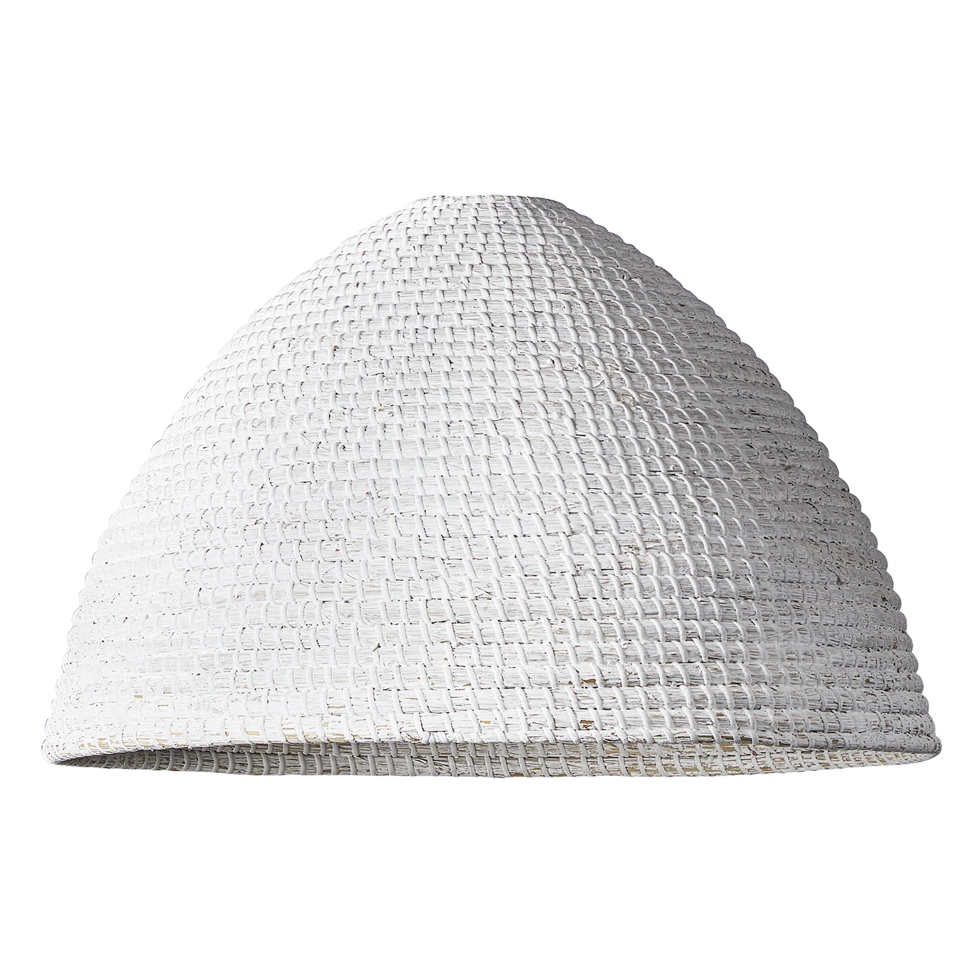Barolo pendant shade in whitewashed seagrass
