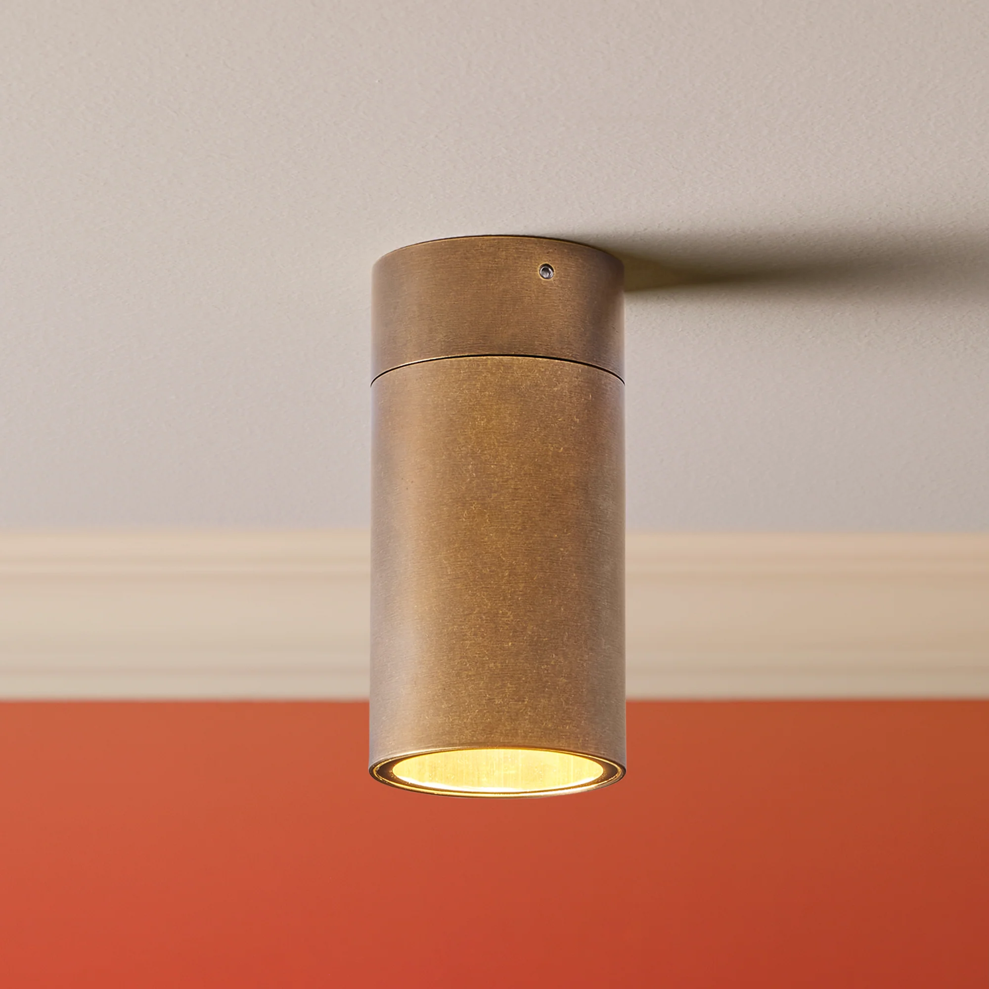 Barra IP65 static spotlight in brass - Image 2