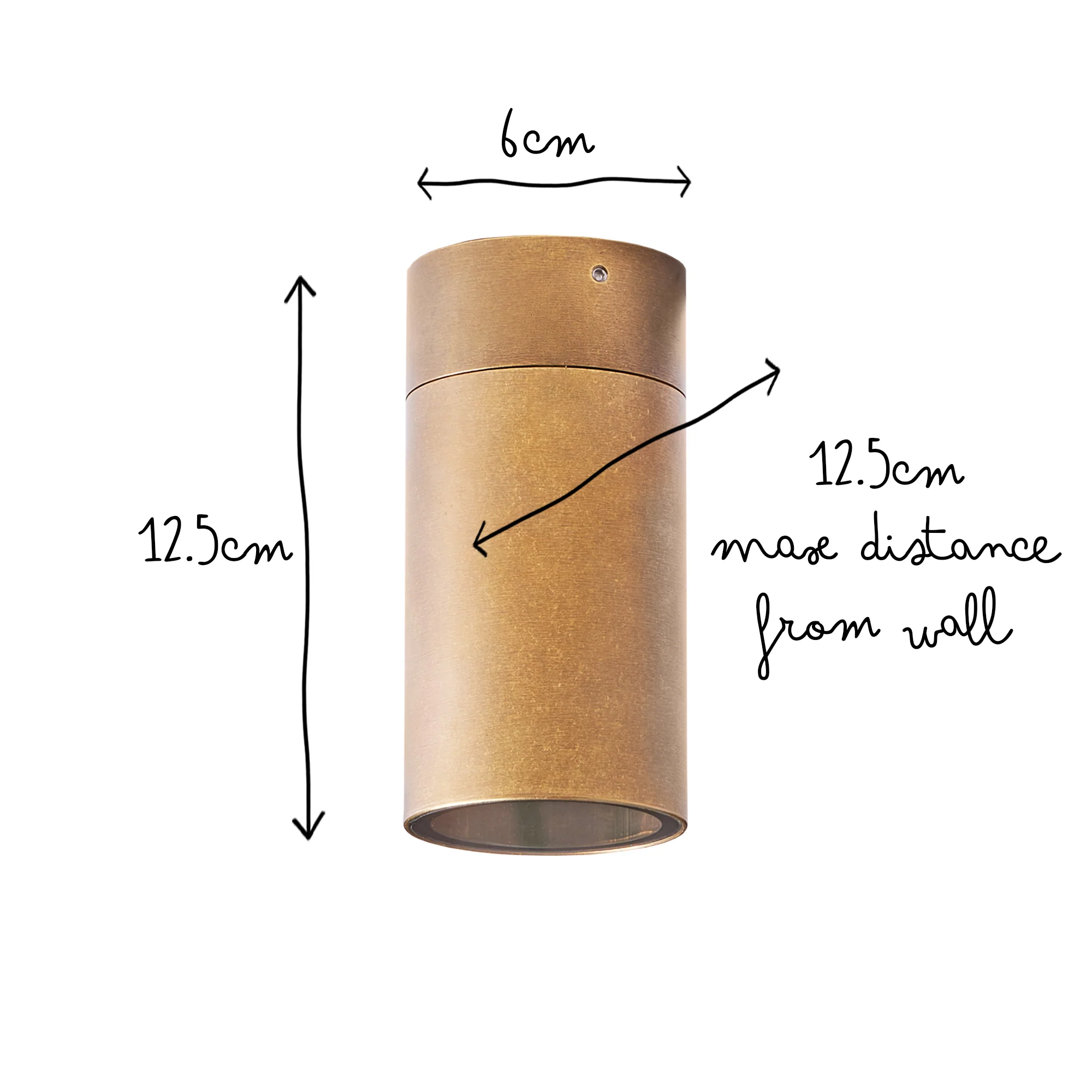 Barra IP65 static spotlight in brass - Image 7
