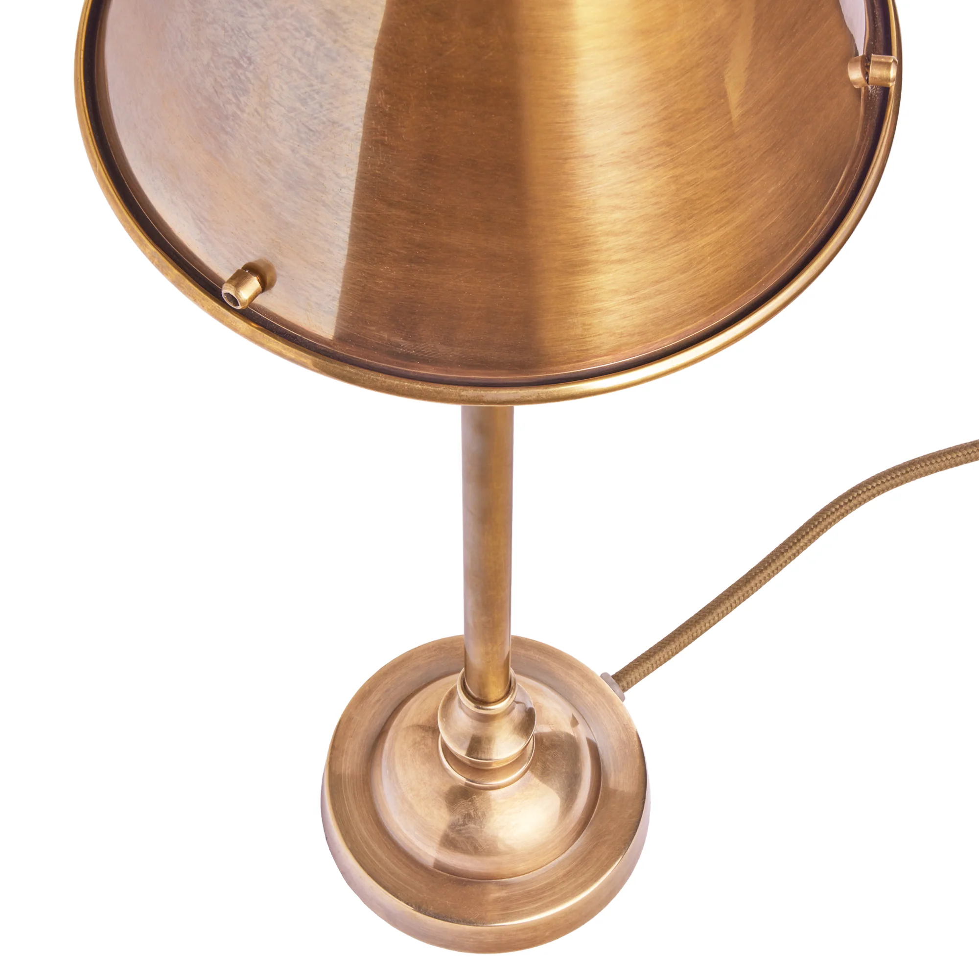 Bartlett table lamp in aged brass - Image 3