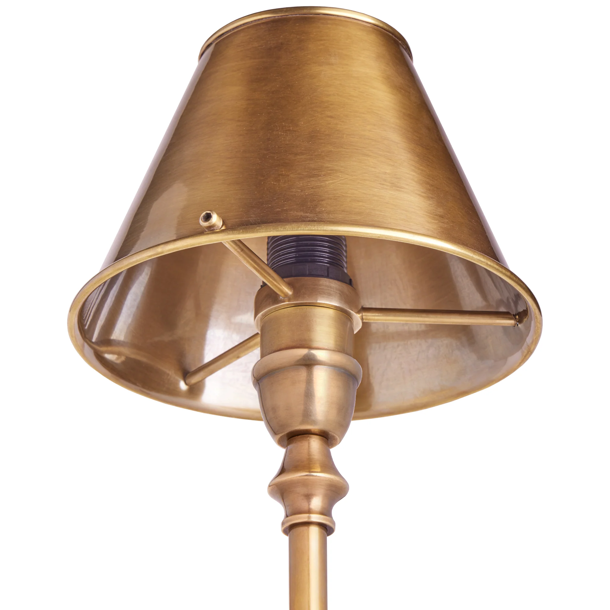 Bartlett table lamp in aged brass - Image 6