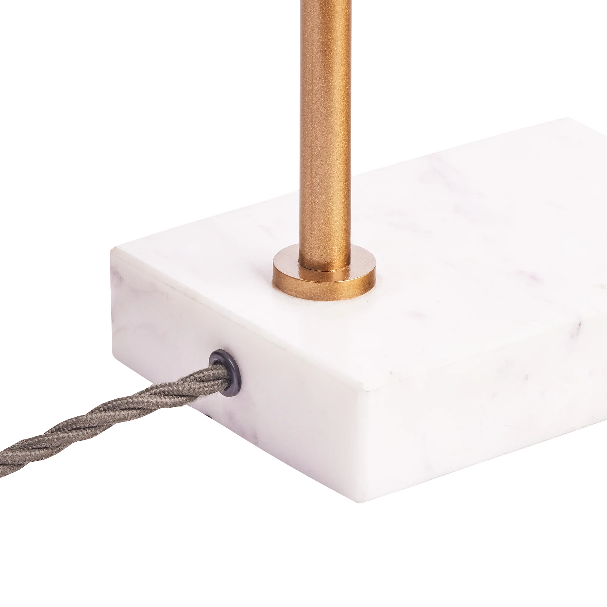 Beamish desk lamp in brass with marble base - Image 7