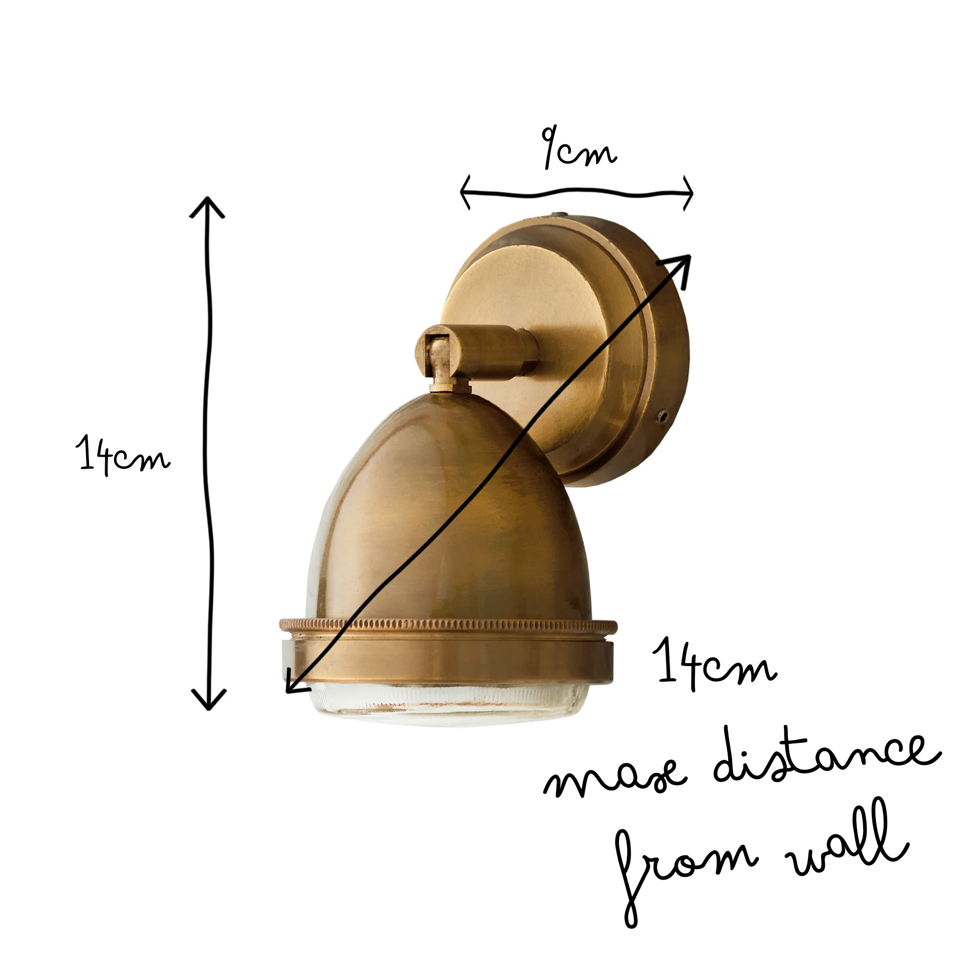 Beamish spotlight in antique brass - Image 12