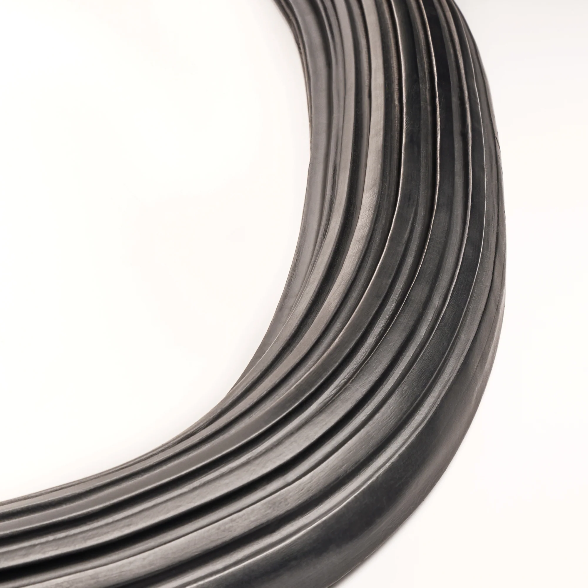 Benedict mirror in ebony wood - Image 5