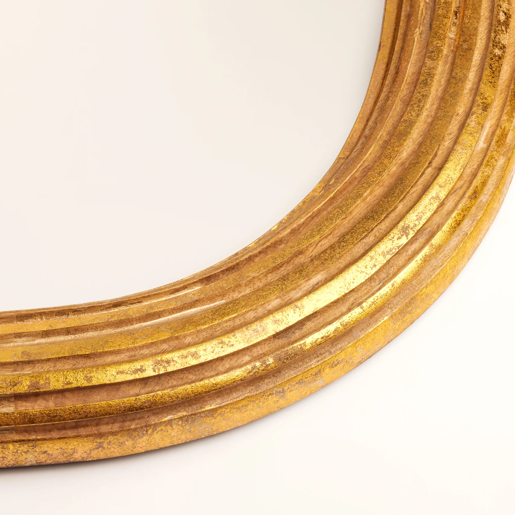 Benedict mirror in gold wood - Image 3