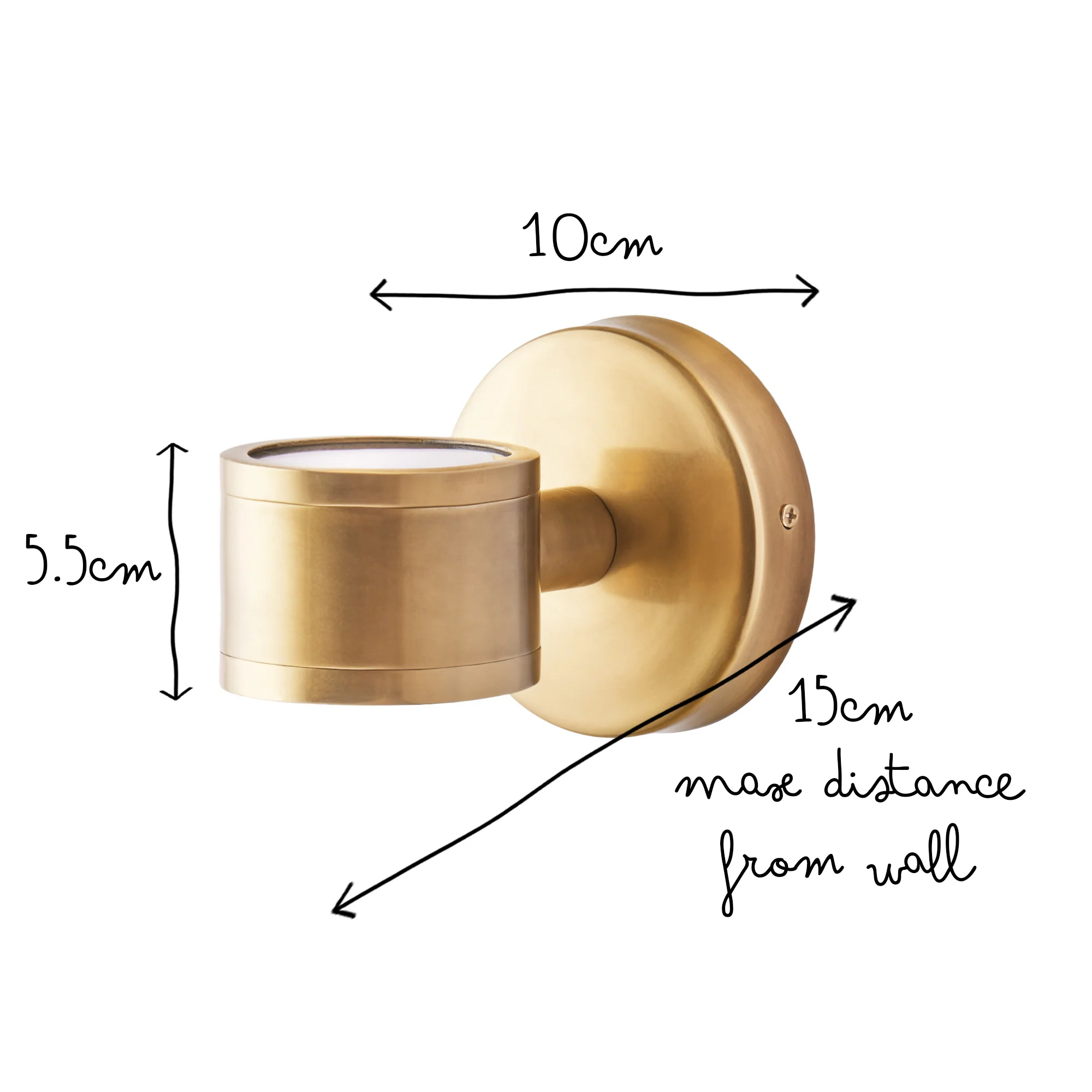 Bettina Wall Light in brass - Image 10