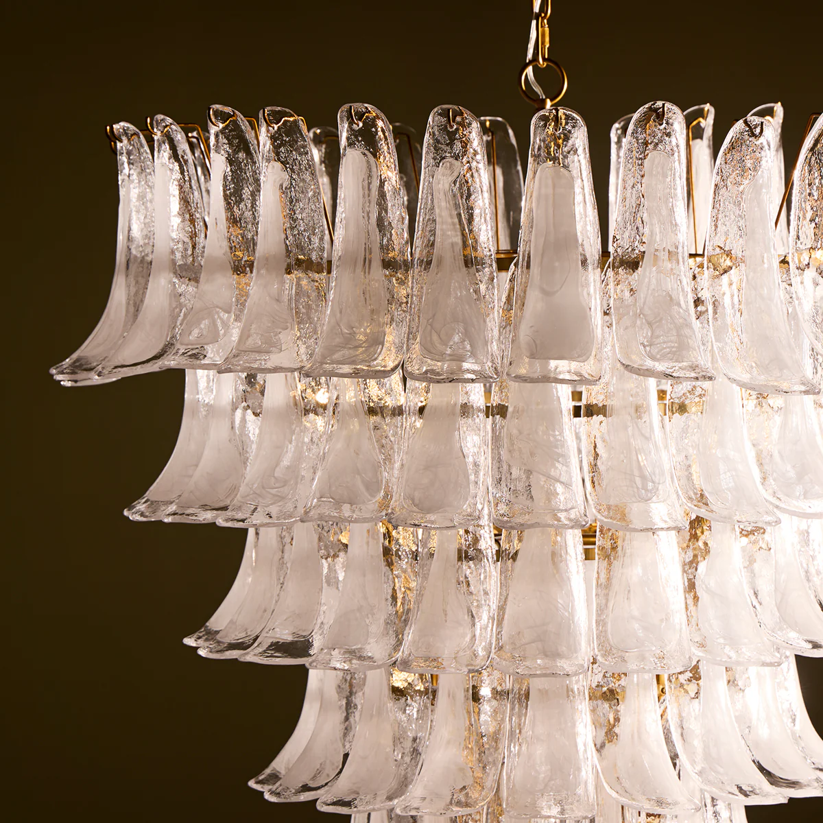 Bianca chandelier in white - Image 3