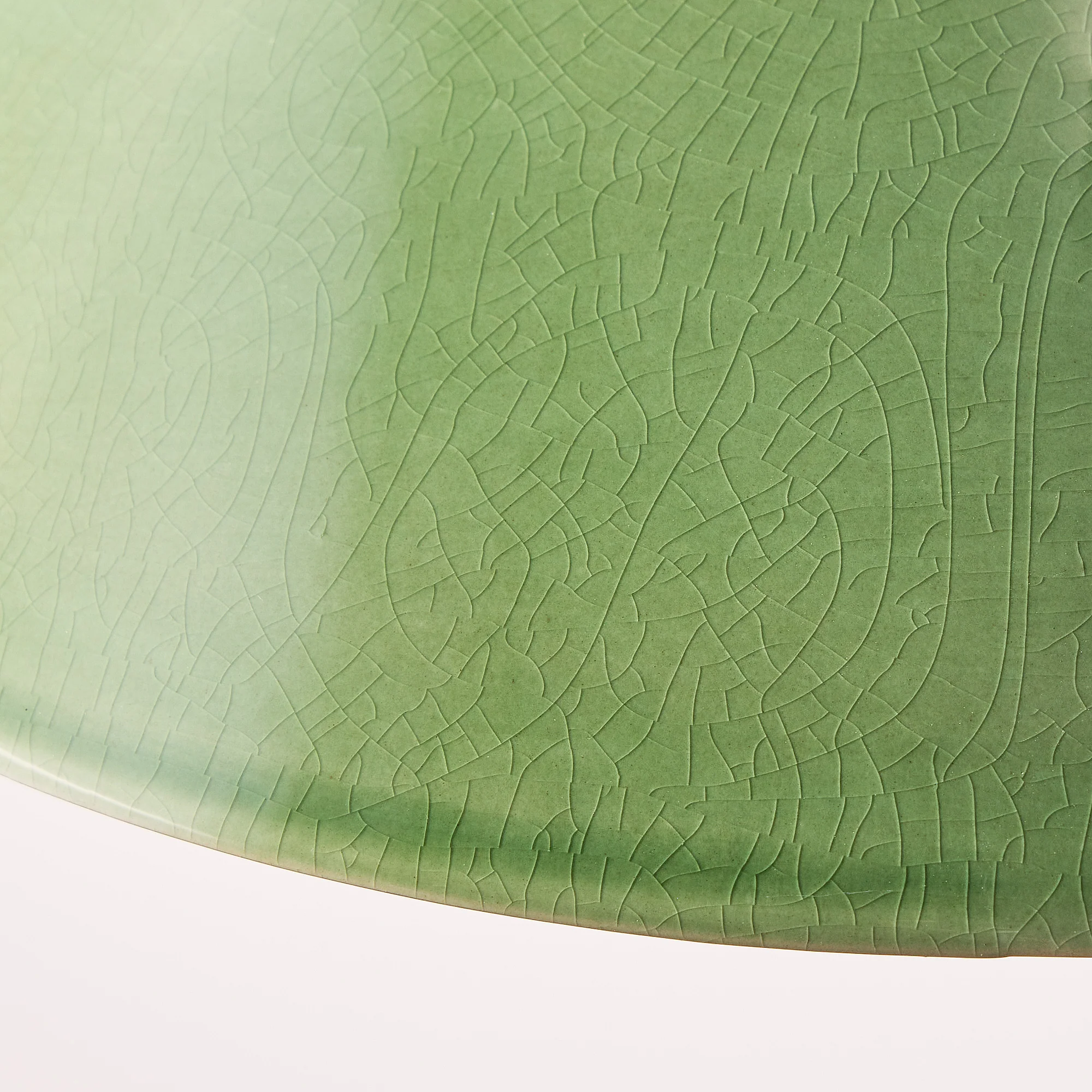Bill ceramic pendant shade in Bottle Green - Image 2