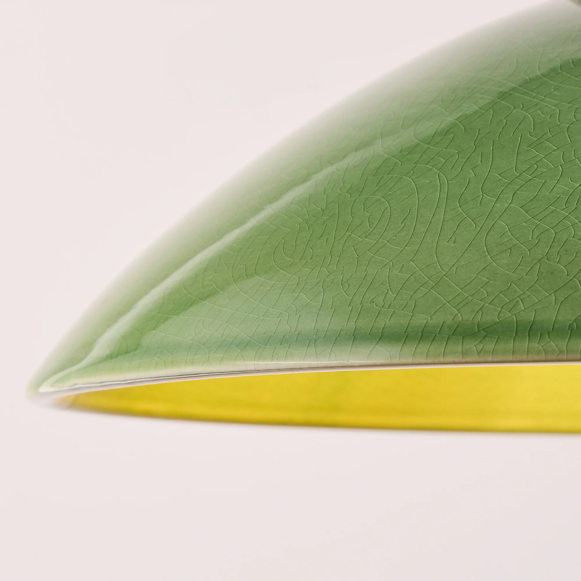 Bill ceramic pendant shade in Bottle Green - Image 4