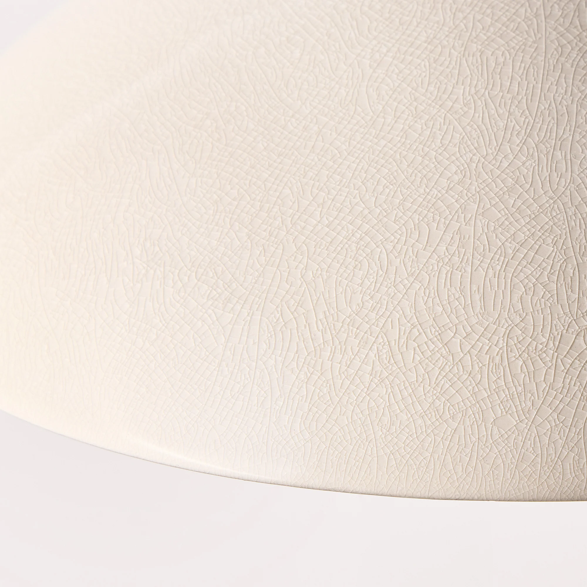 Bill ceramic pendant shade in Stone - Image 2