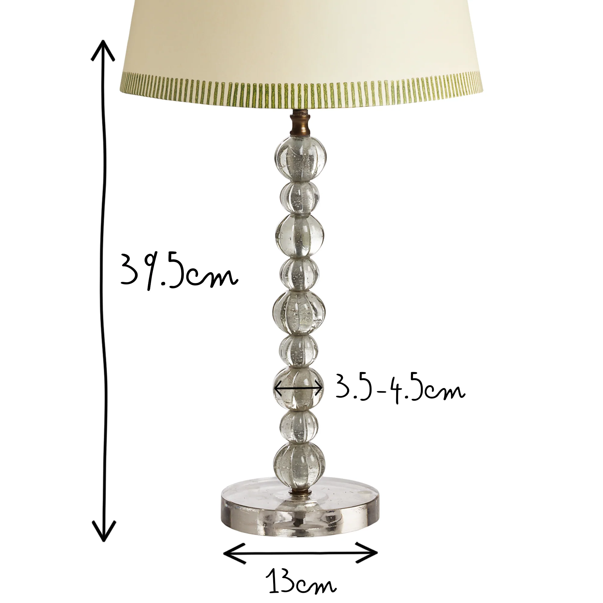 Bonbon table lamp in clear glass - Image 12