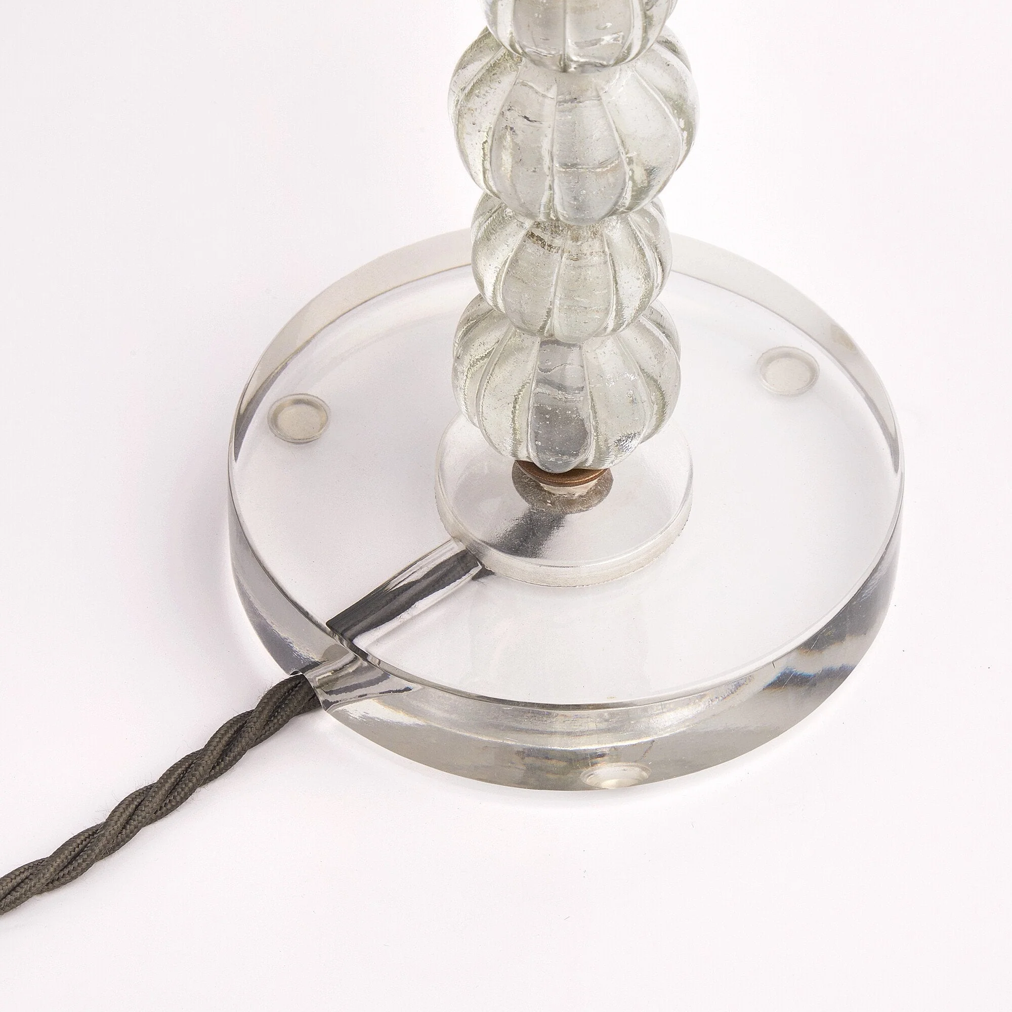Bonbon table lamp in clear glass - Image 3