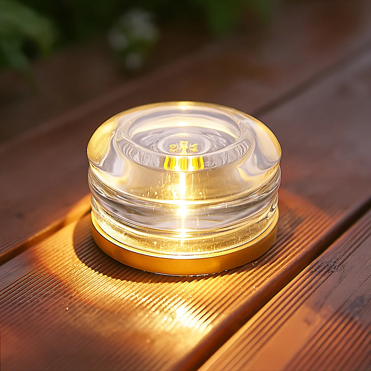 Bremer IP44 bulkhead in antique brass - Image 2