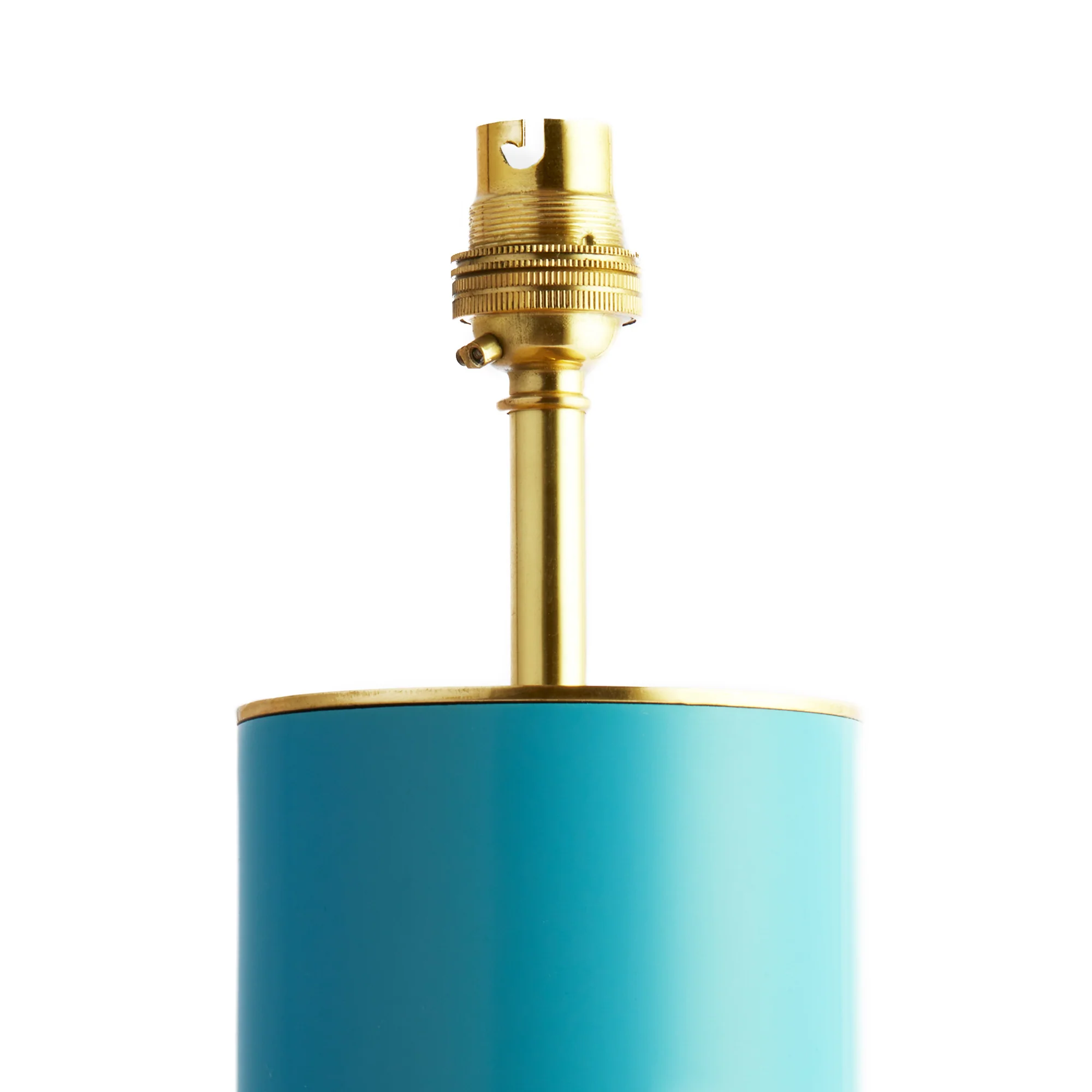Burl Table Lamp in Blue - Image 3