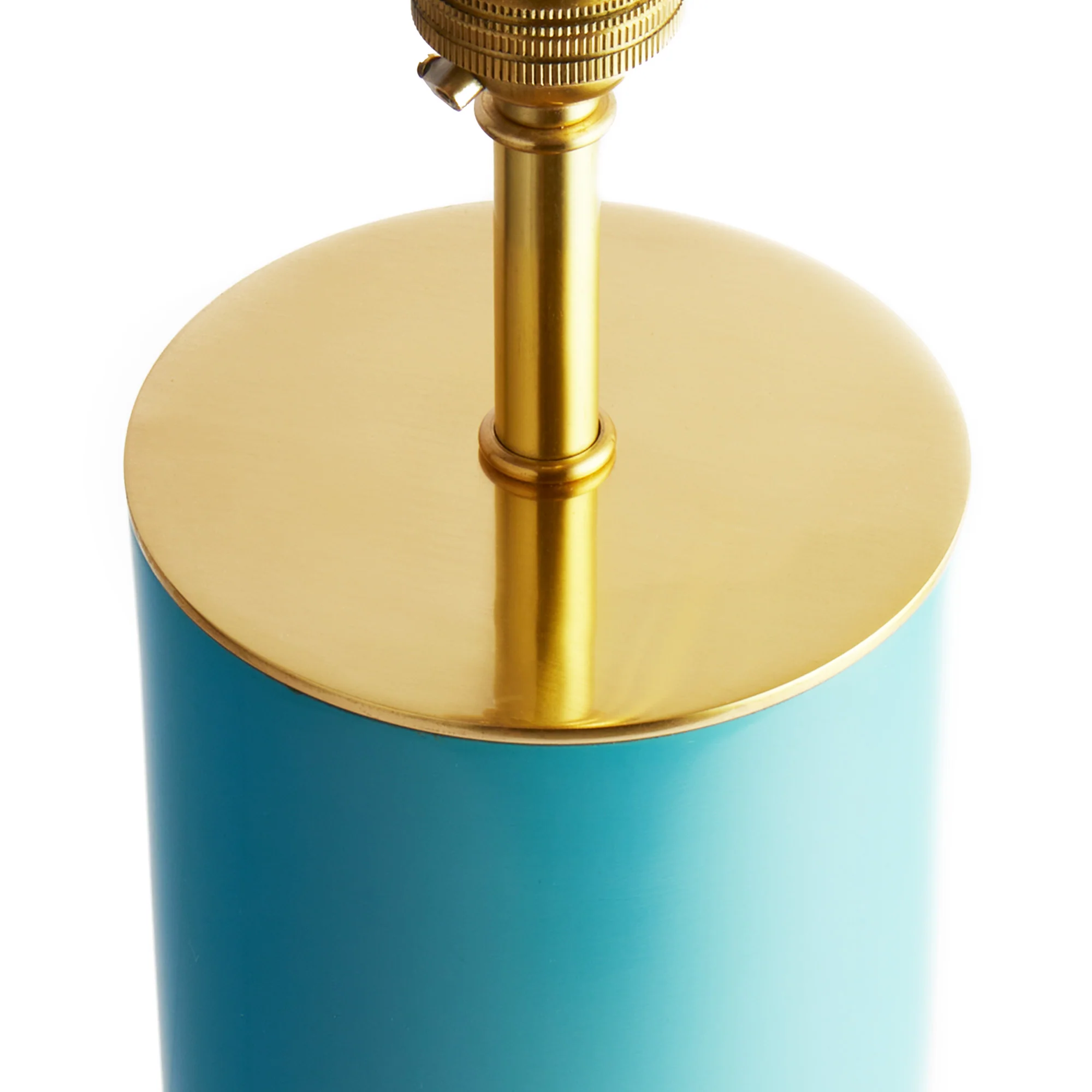 Burl Table Lamp in Blue - Image 5
