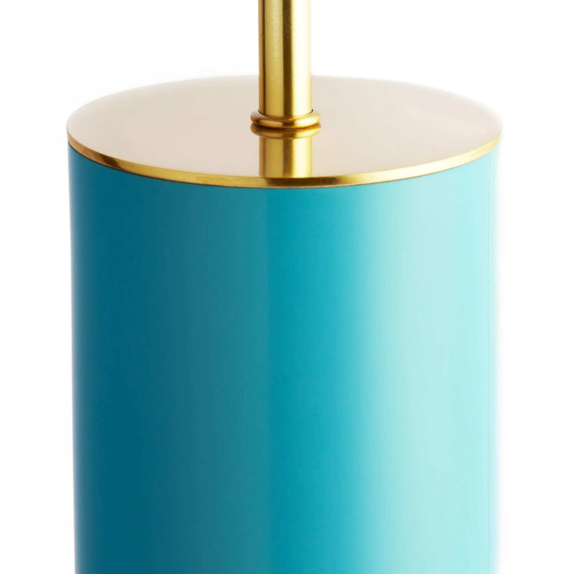 Burl Table Lamp in Blue - Image 6