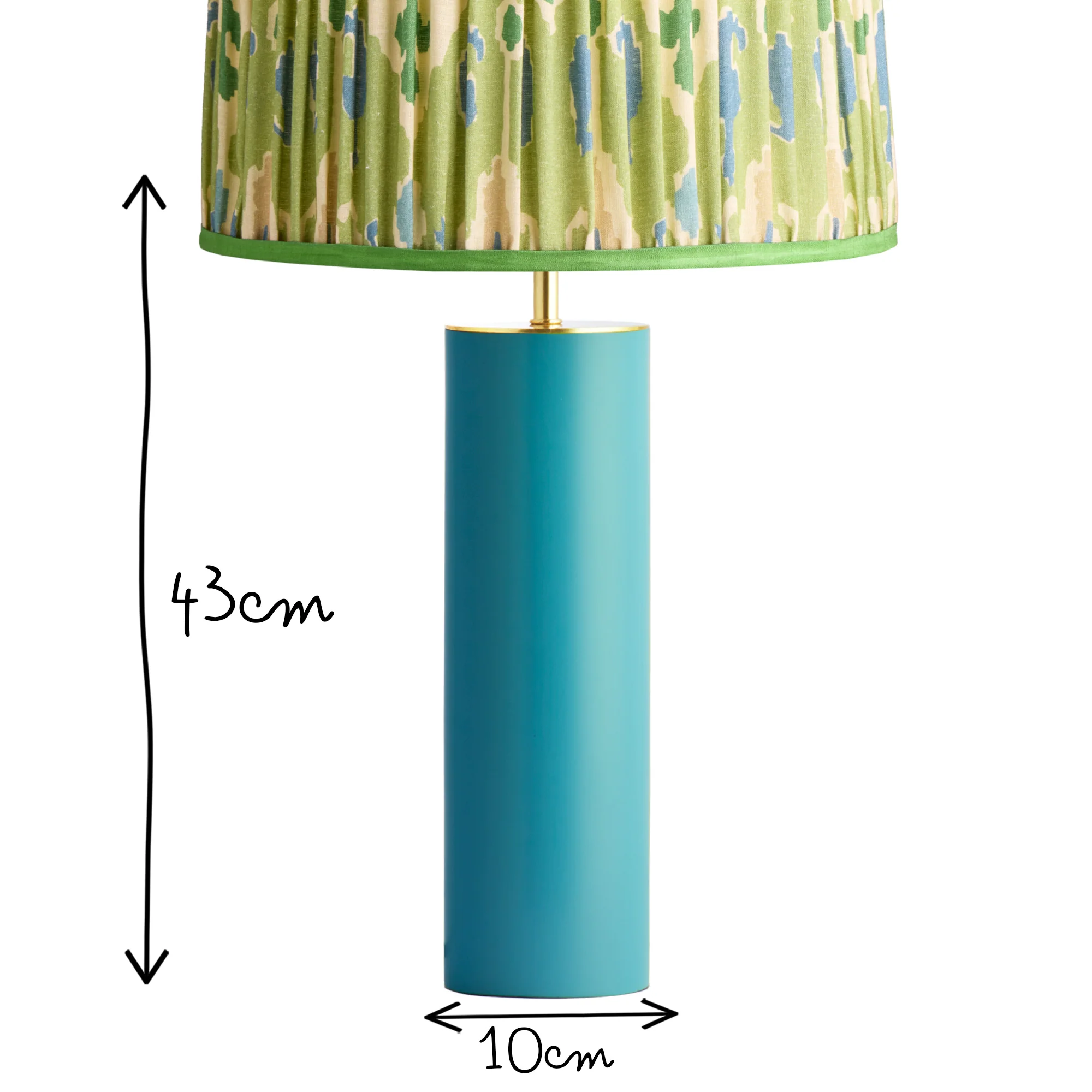 Burl Table Lamp in Blue - Image 7