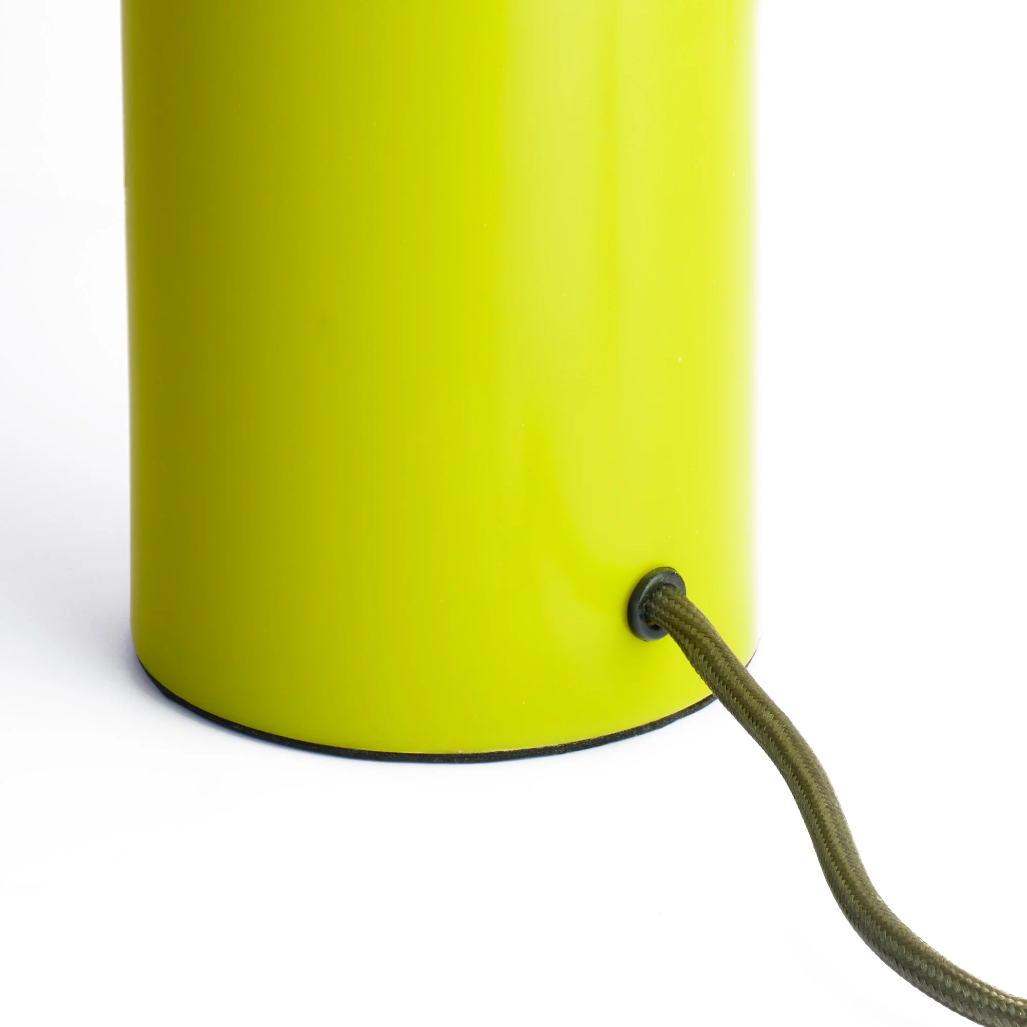 Burl Table Lamp in Lime - Image 4