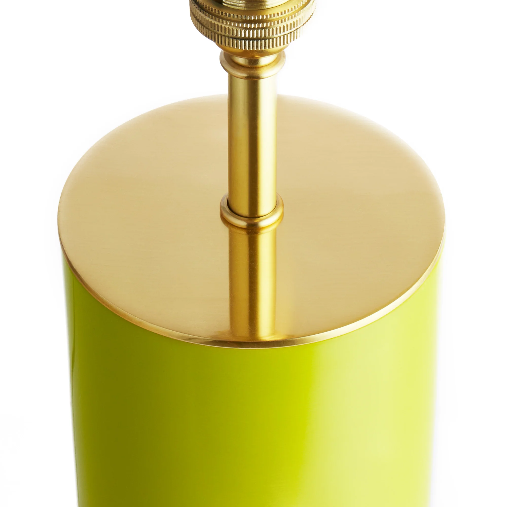 Burl Table Lamp in Lime - Image 5