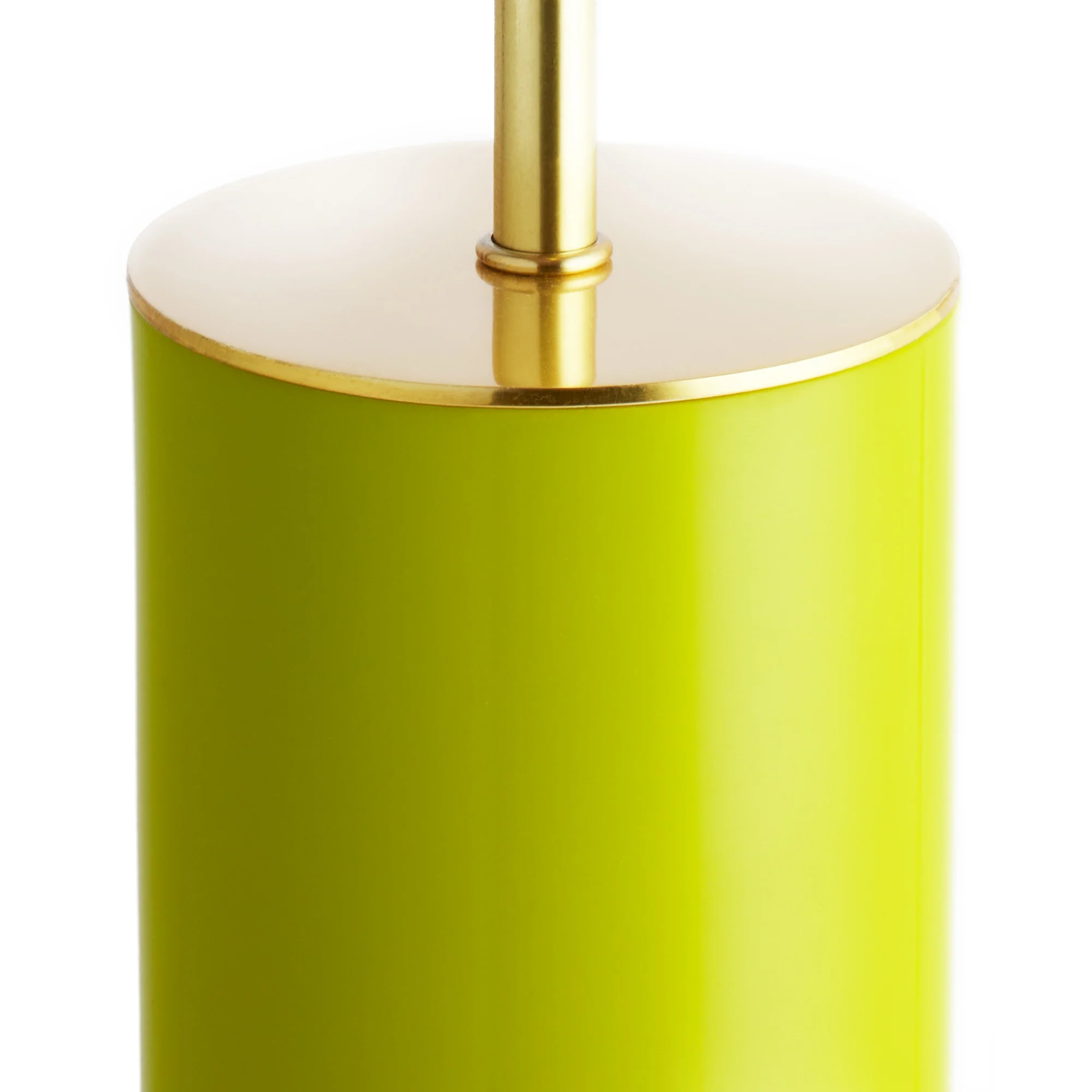 Burl Table Lamp in Lime - Image 6