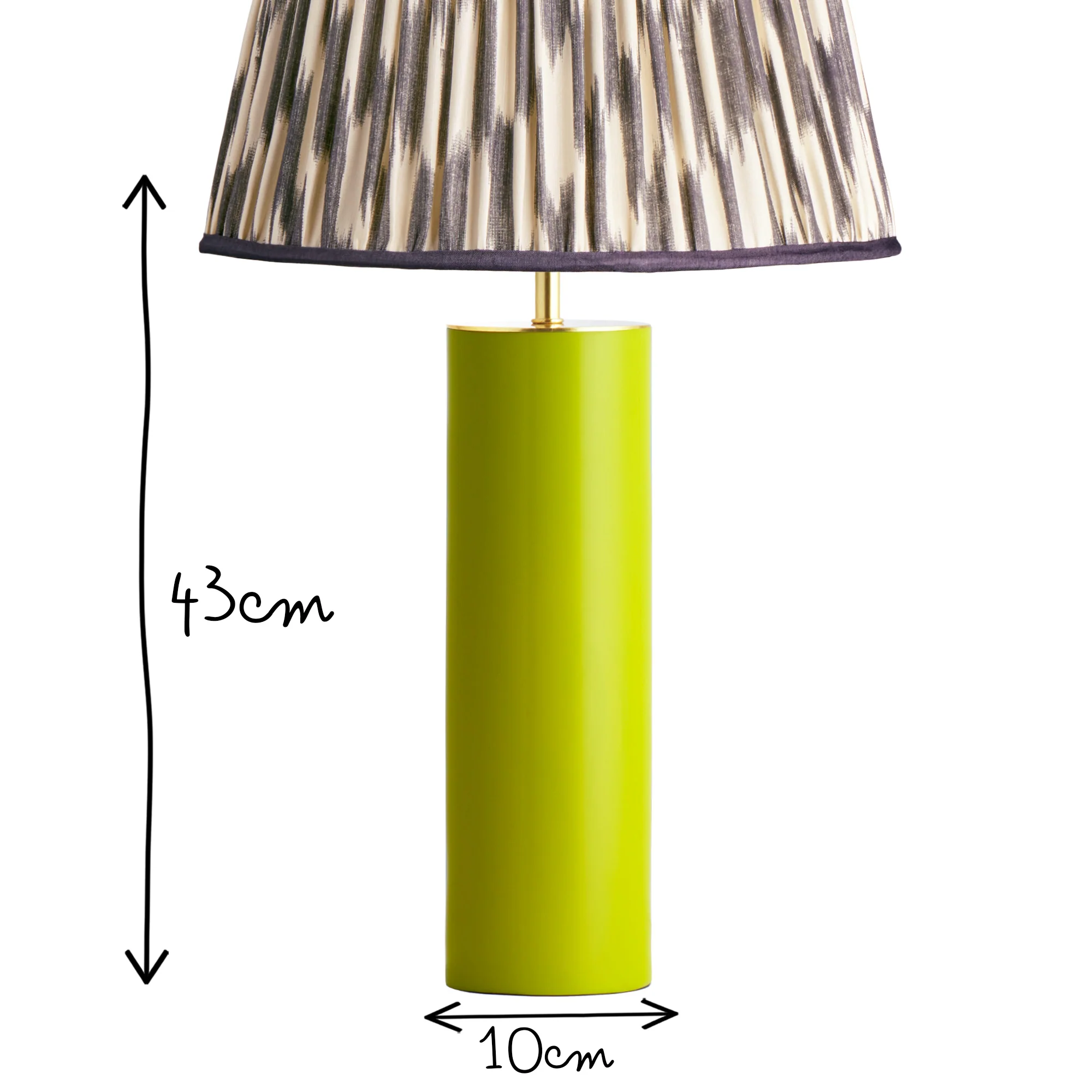 Burl Table Lamp in Lime - Image 7